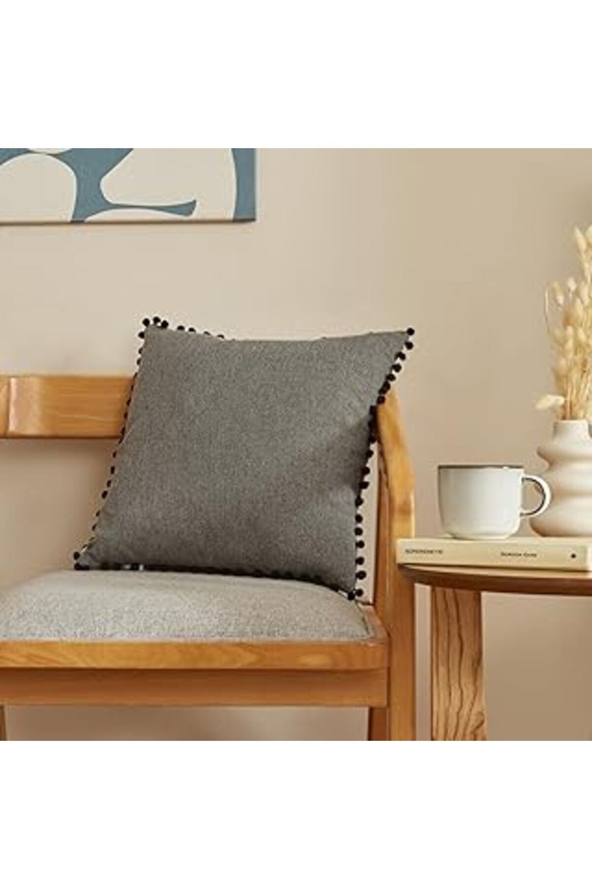 karadağsb Karaca Home Reneta Dolgulu Kırlent, Antrasit