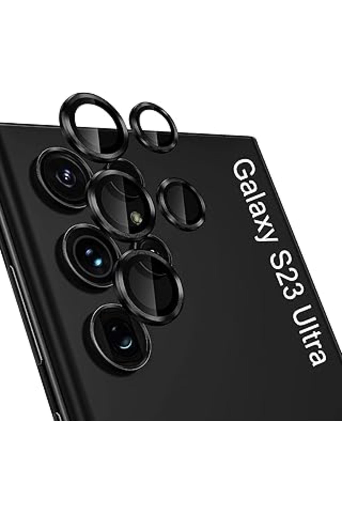 jupiter global bazaar Teknosepetim Samsung Galaxy S23 Ultra Uyumlu Kamera Lens Koruyucu Cam 3D Tam Kaplar Metal Çizilmez
