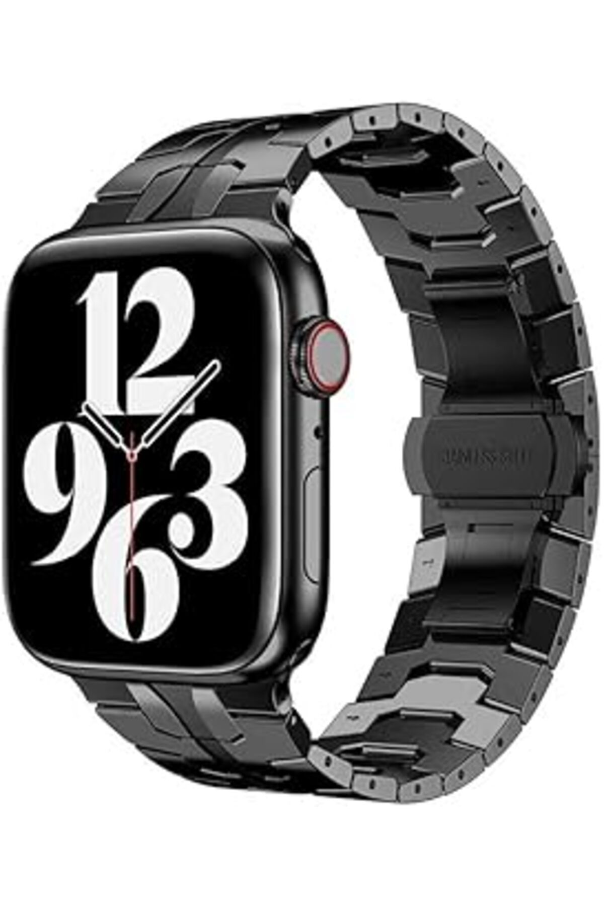 karadağsb Zore Apple İle Uyumlu Watch 42Mm Krd-63 Metal Kordon Siyah