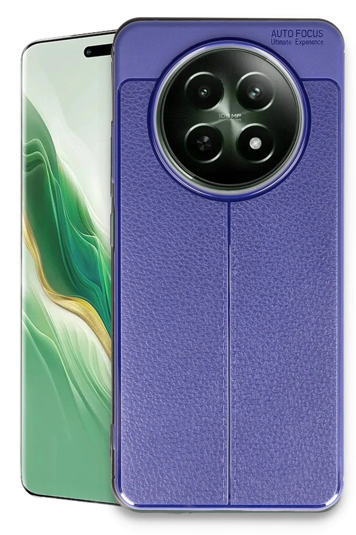 NewFace Realme 12 5G Kılıf Auto Focus Kapak - Lacivert BSTMY