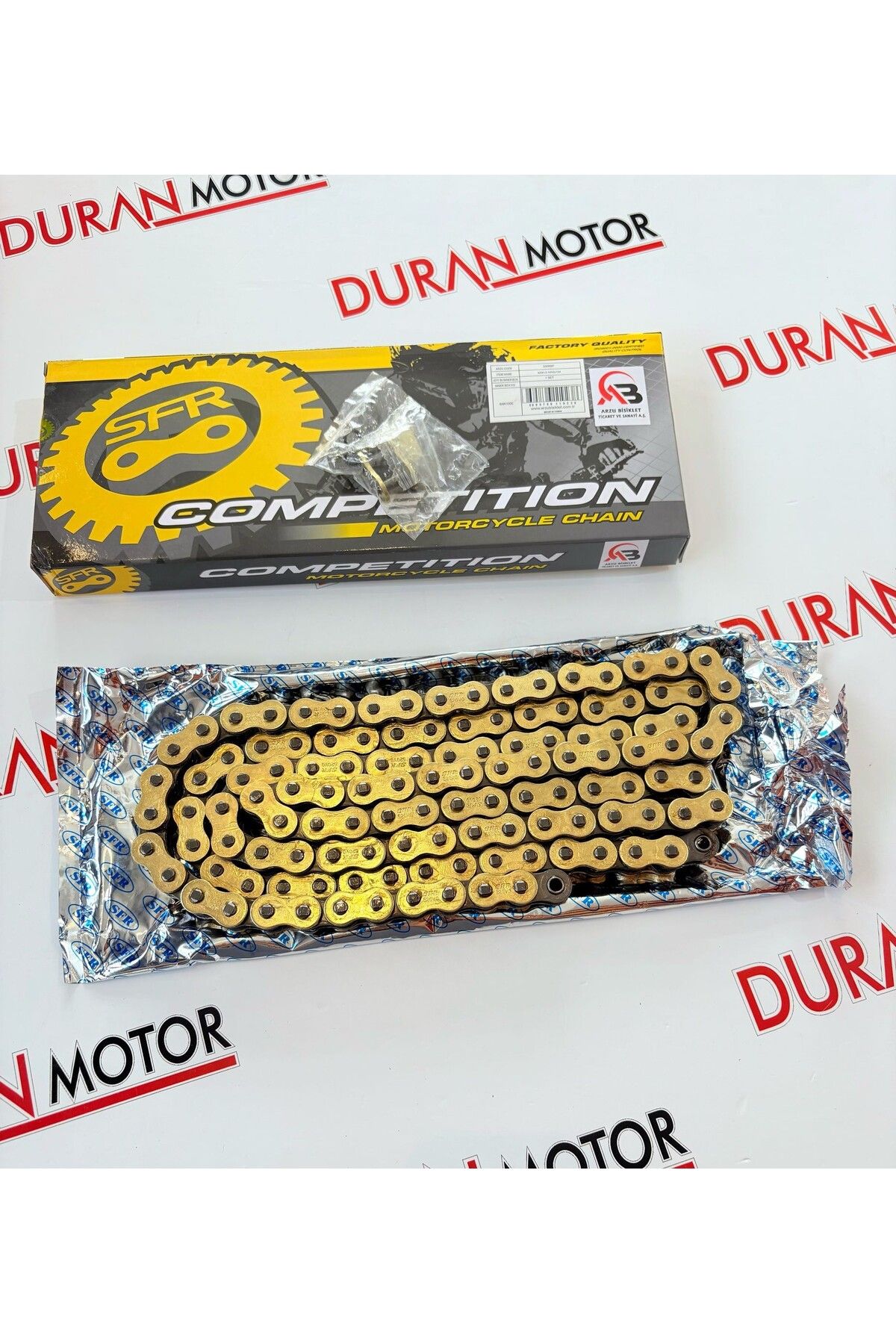 DARDEREMOTOR ORİNGLİ TEKER ZİNCİRİ (GOLD) 520H-124L