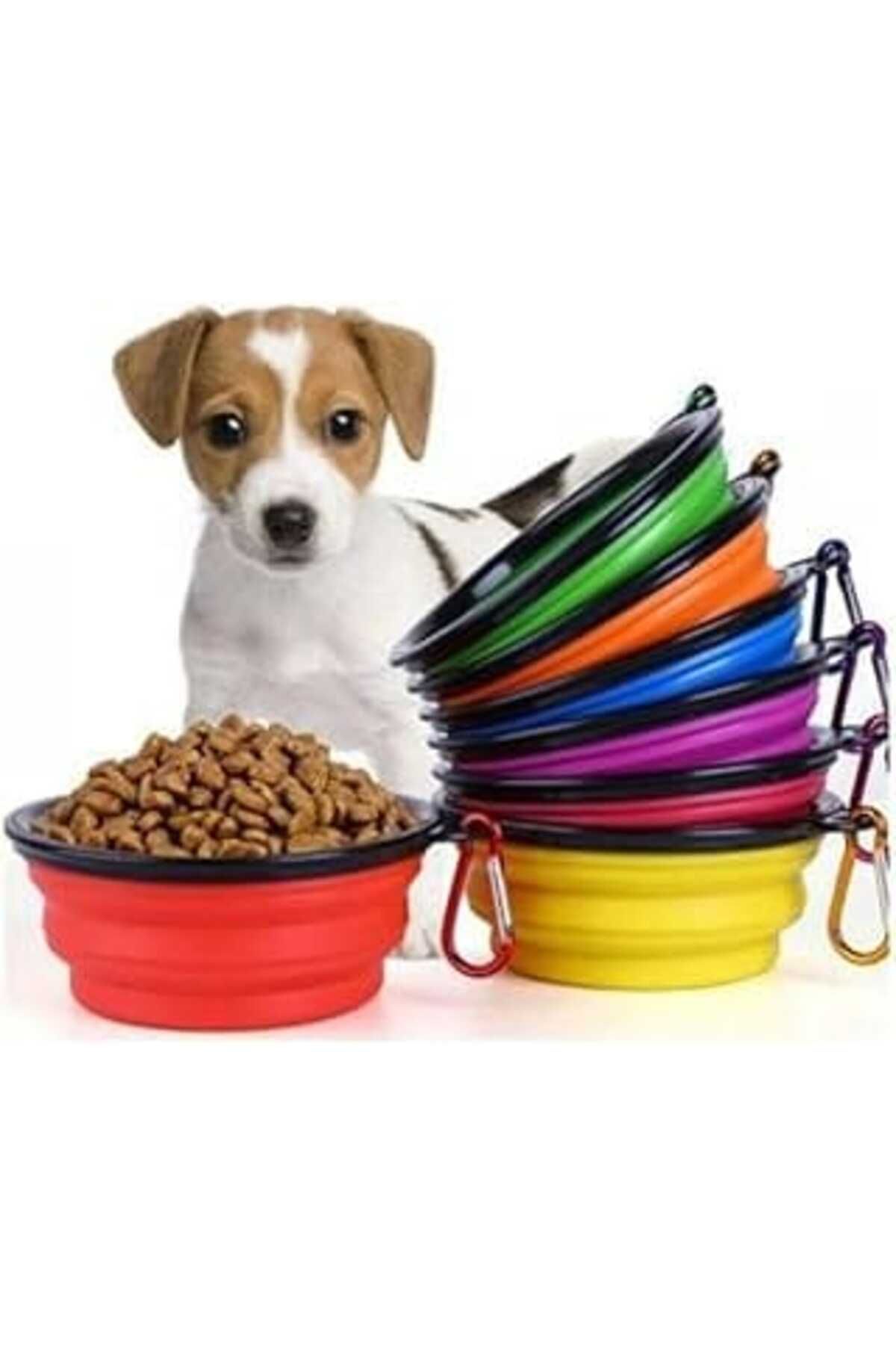 karadağsb Buğtuğ Home Katlanabilir Kedi Köpek Mama Su Kabı Evcil Hayvan Kap Taşınabilir
