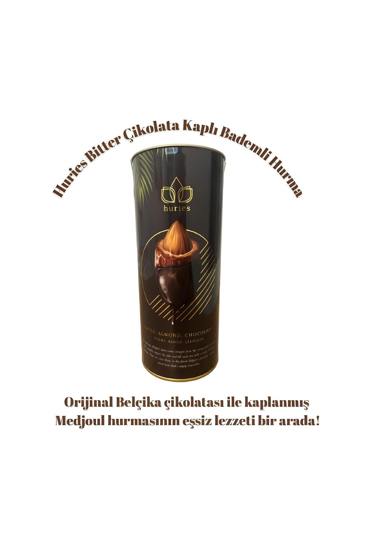 Huries Bitter Çikolata Kaplı Bademli Hurma 200 gr