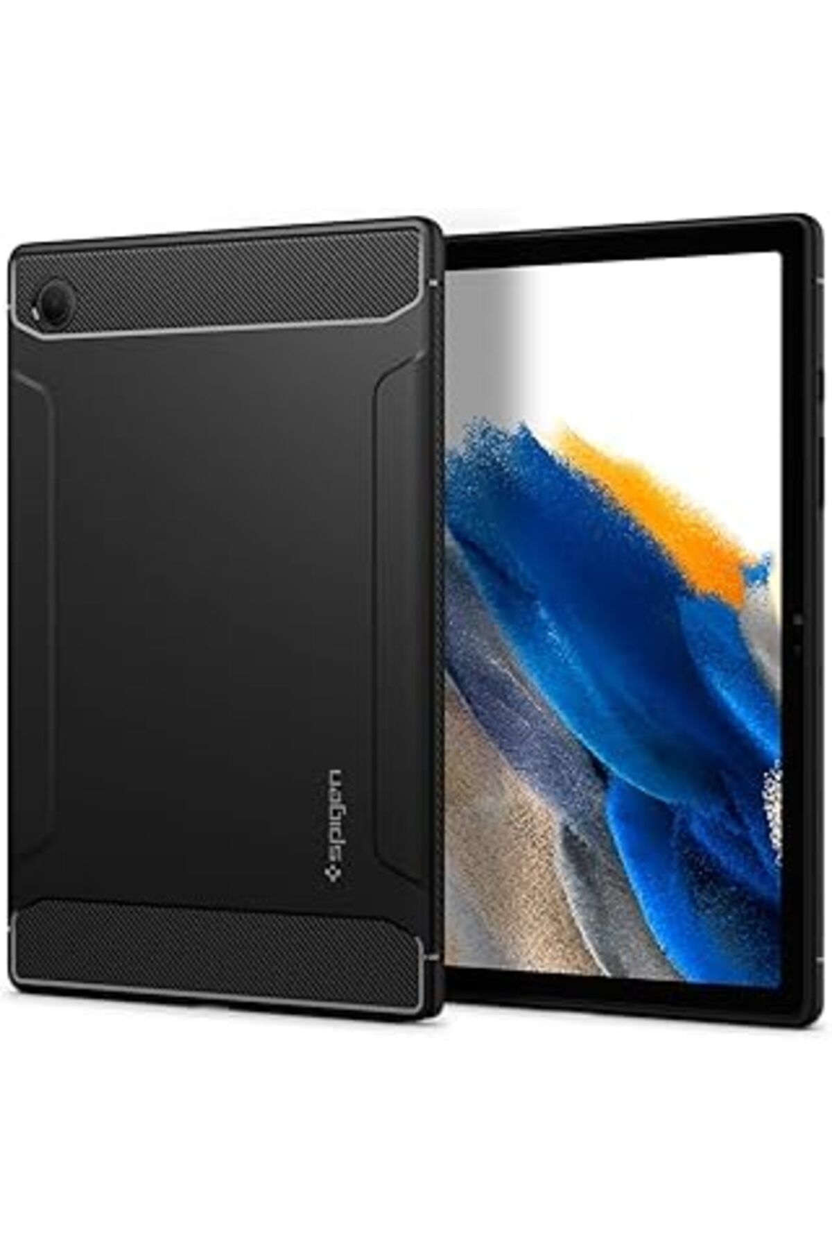 DENİZBİLİŞİM Galaxy Tab A8 10.5" (2022 / 2021) Kılıf Rugged Armor Matte Black - Acs04136