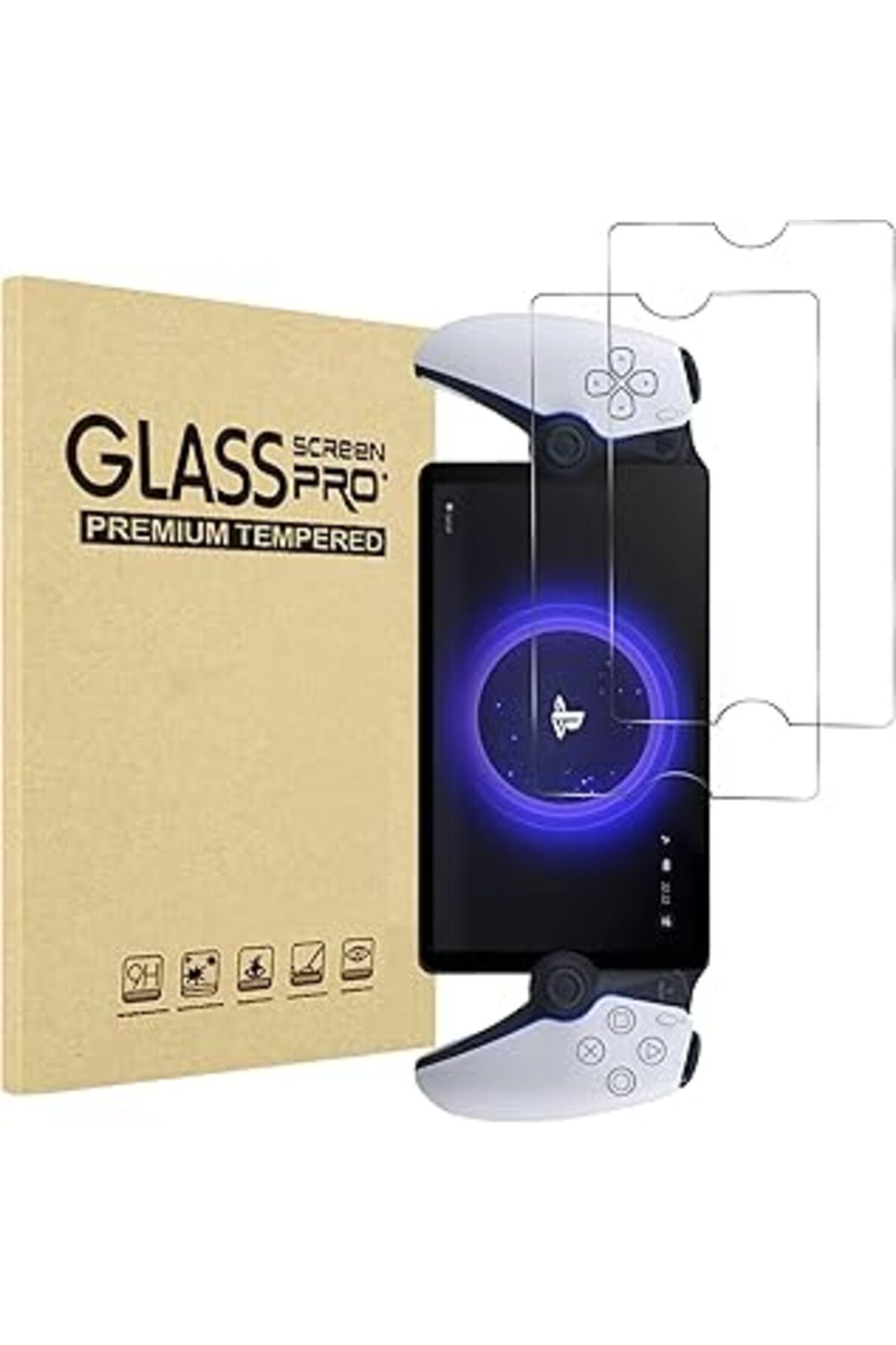 Pazarcan Phonillico Sony Playstation Ps5 Portal Için Temperli Cam Ps Portal Ekran Koruyucu Dayanıklı Ekran
