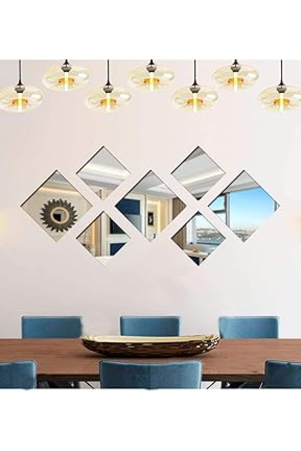 karadağsb Lyn Home & Decor Kare 7 Parçalı Ayna