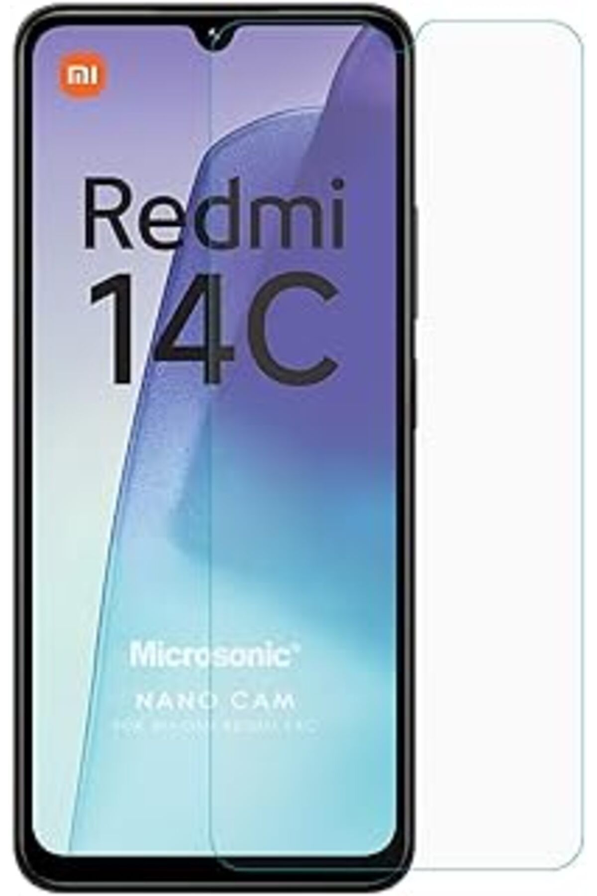 Pazarcan Microsonic Xiaomi Redmi 14C Nano Glass Cam Ekran Koruyucu [Redmi 14C Ile Uyumlu Ekran Koruyucu - Şe