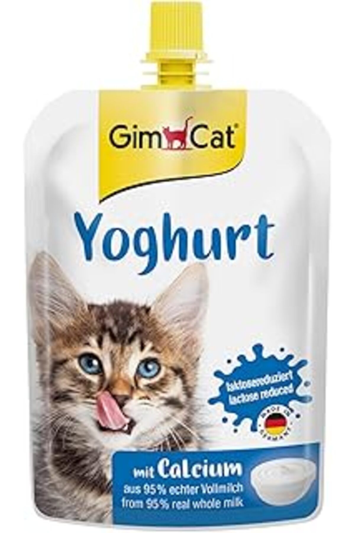 karadağsb Gimcat Yoğurt Kediler İçin Tamamlayıcı Mama, Zengin Protein, Sindirime Yardımcı 150 G