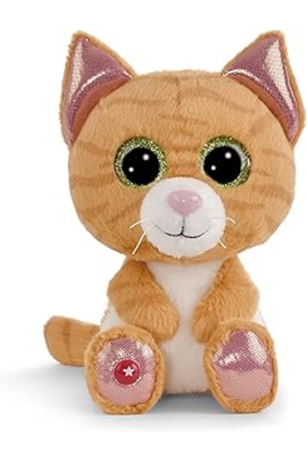 karadağsb Nici 48698 Soft Toy Glubschis Cat Tabbrey 15Cm Green, 15 Cm