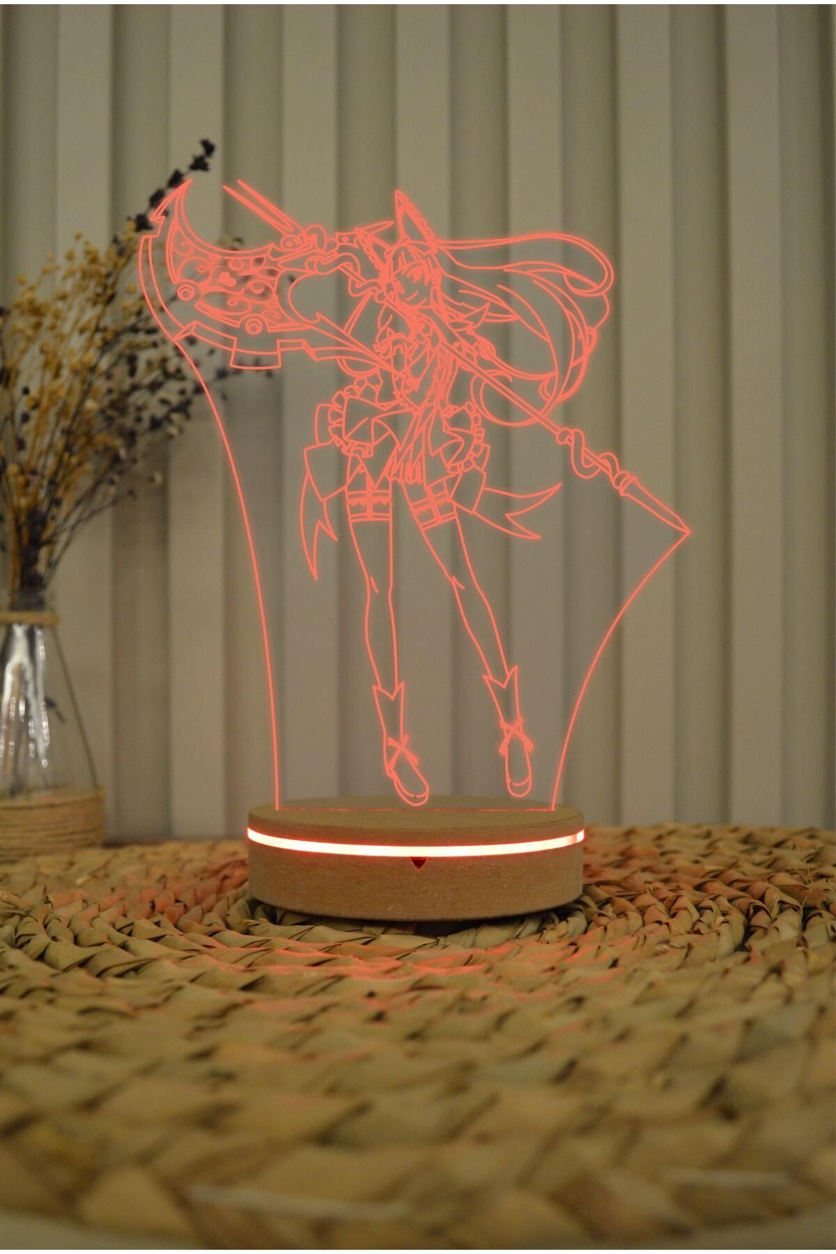 Yubi Design Rory Mercury, Gate - 3 Boyutlu Rgb 16 Renk Dekoratif Lamba Hediye 3d