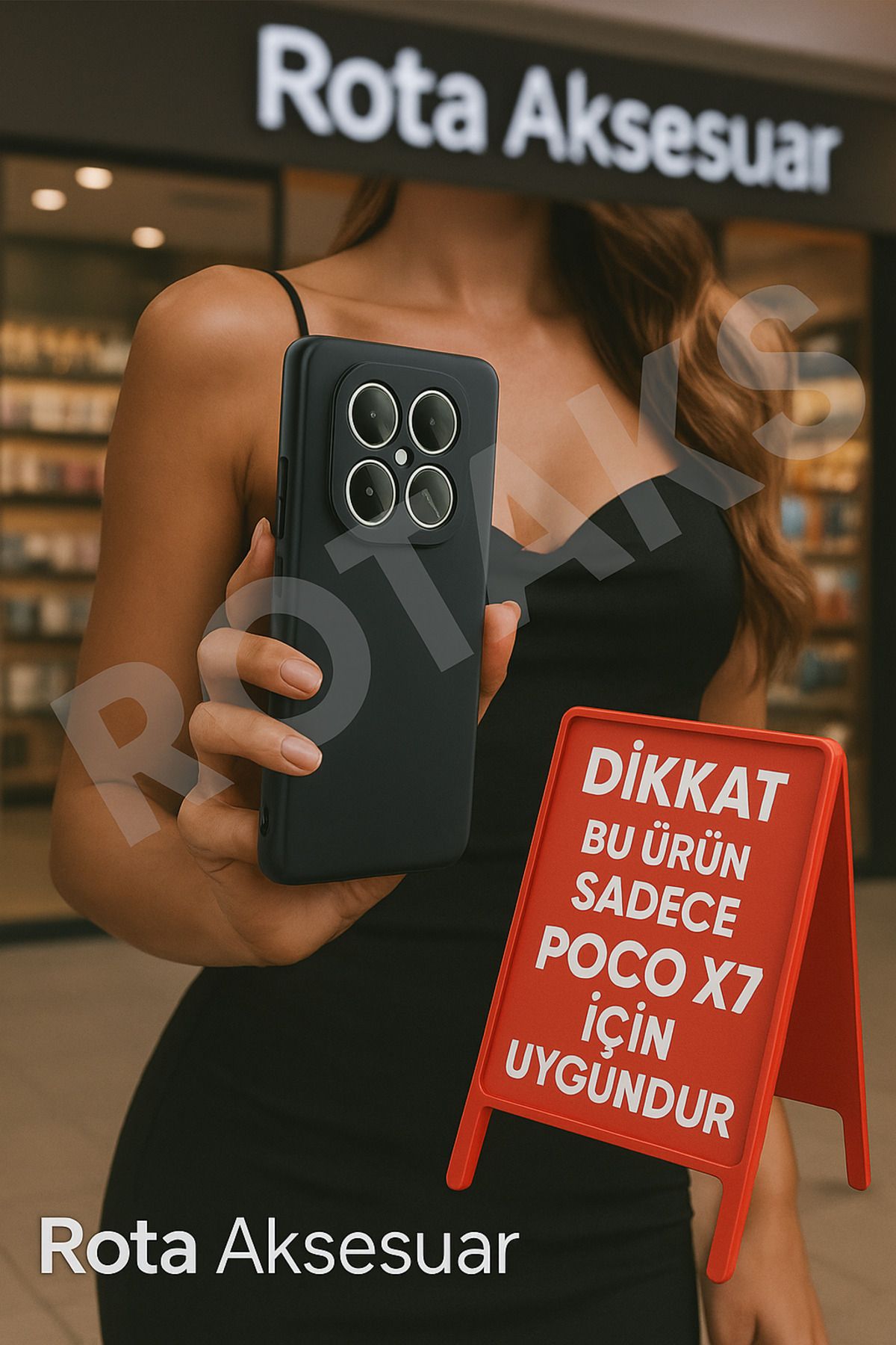 Rotaks Xiaomi POCO X7 Uyumlu Kadife İçli Mat Silikon Kılıf – İnce, Esnek, Darbe Korumalı, Leke Tutmaz