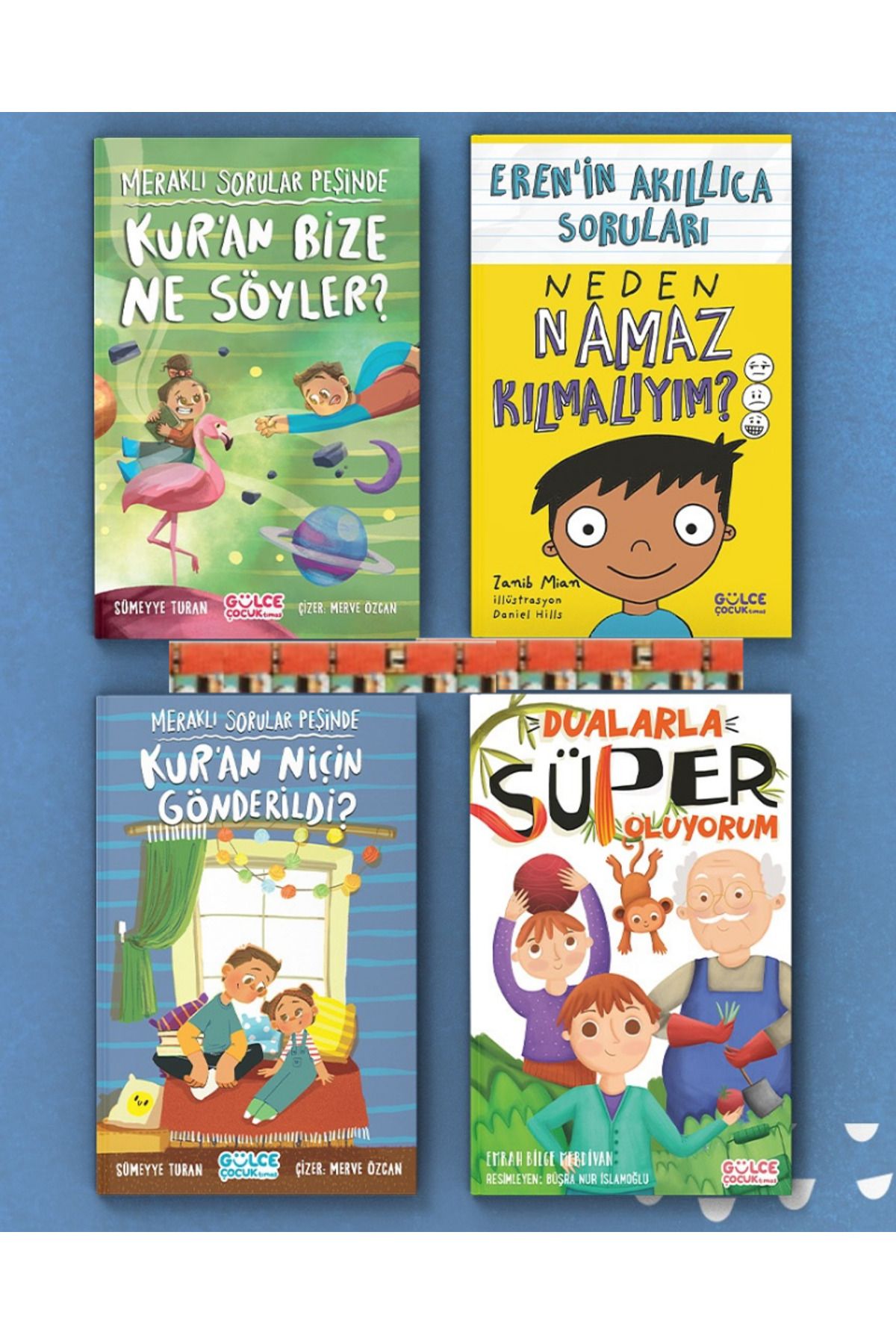 Gülce Kitap 2.3.Sınıf-Dualarla Süper Oluyorum,Neden Namaz Kılmalıyım,Kuran Bize Ne Söyler,Kuran Niçin Gönderildi