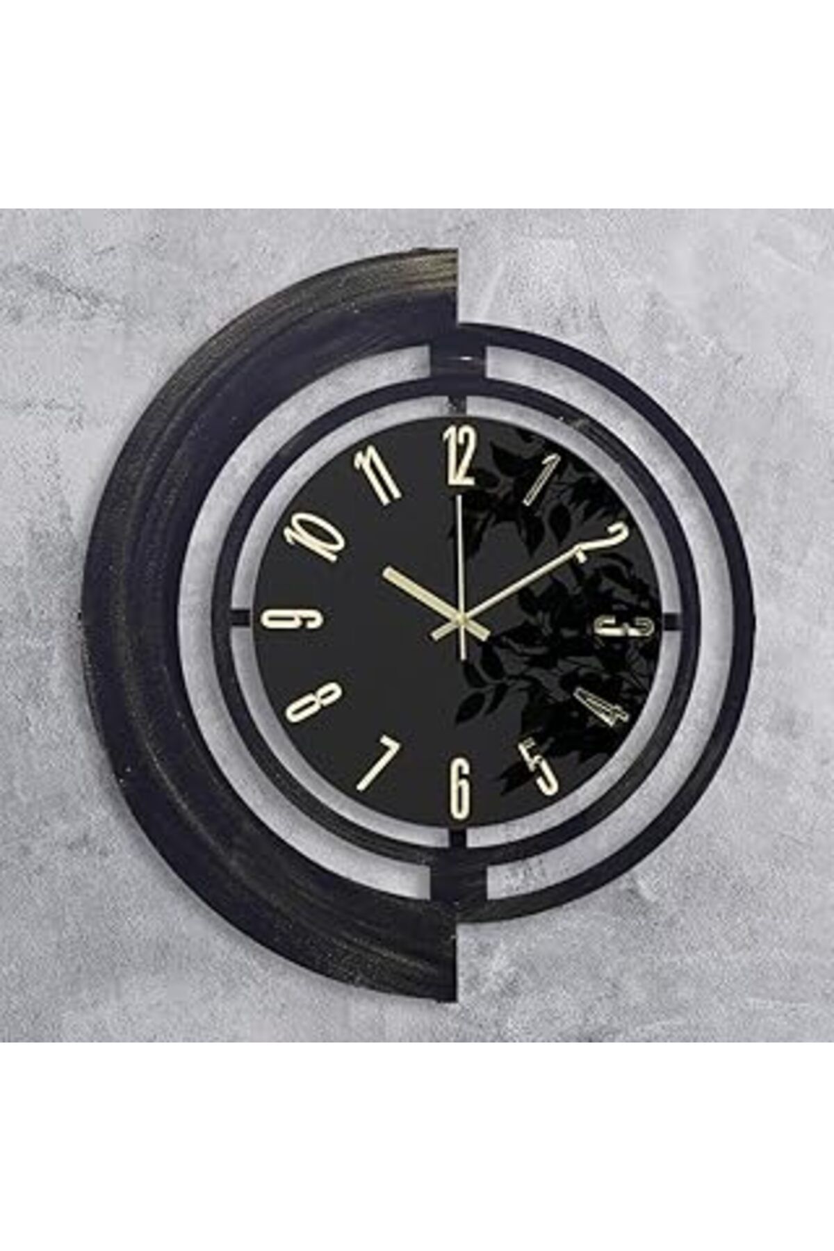 karadağsb Emores 60 Cm Metal Çerçeve Ayna Gövde Dekoratif Duvar Saati