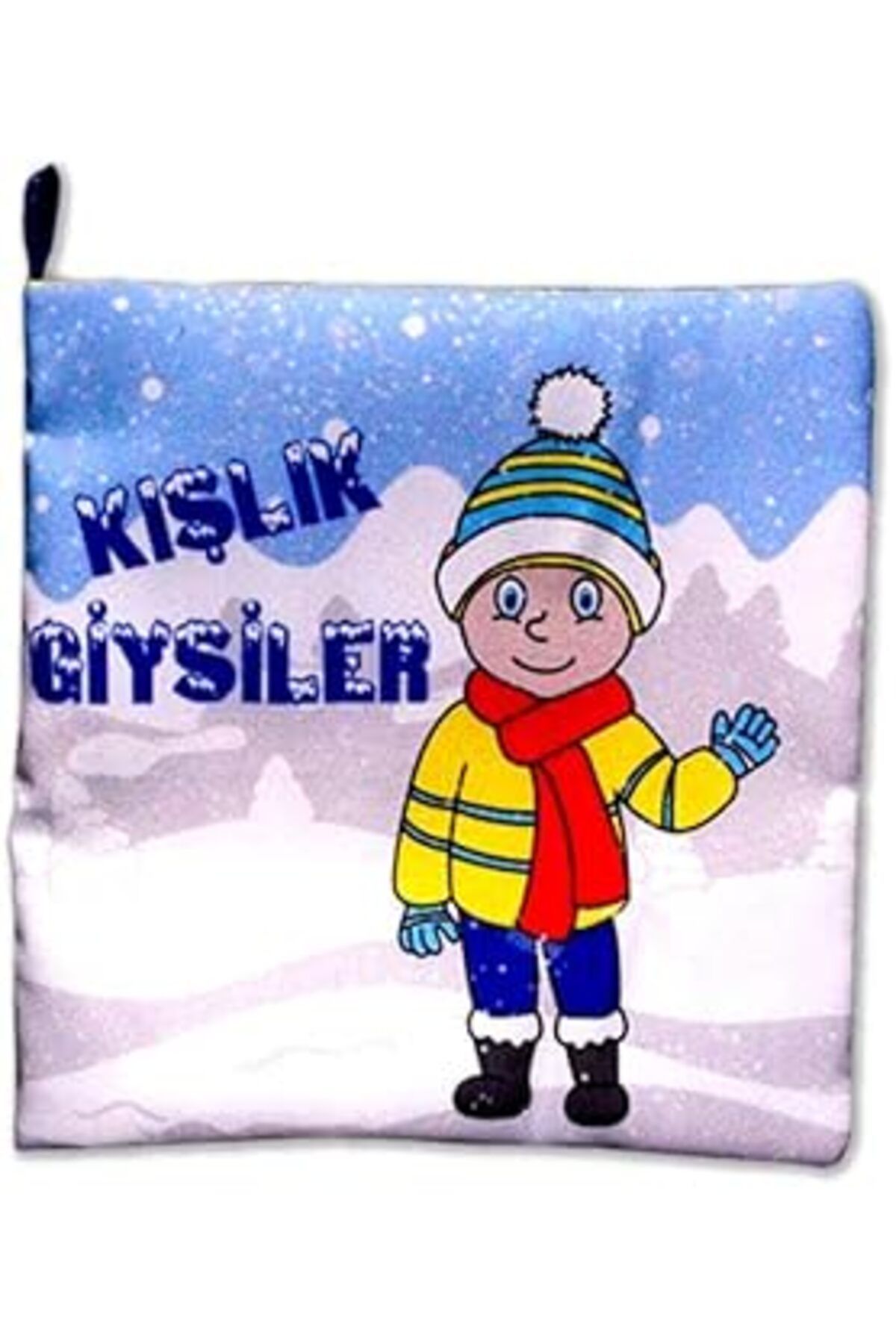 karadağsb Tox Kışlık Giysiler Kumaş Sessiz Kitap - Bez Kitap , Eğitici Oyuncak , Yumuşak Ve Hışırtılı