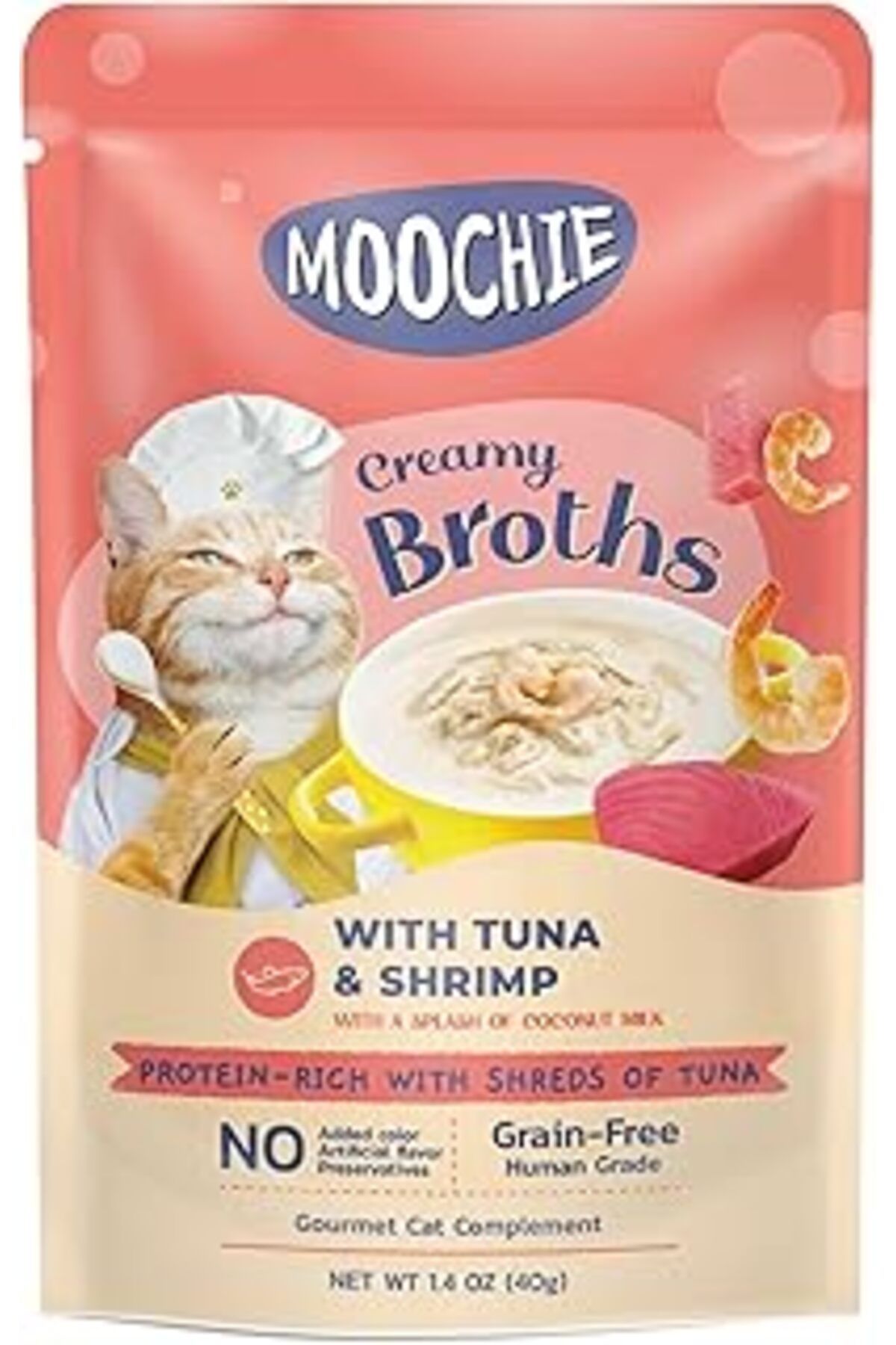 karadağsb Moochie Çorba Kedi Ödülü Ton-Karides, 40 Gr, 16 Adet
