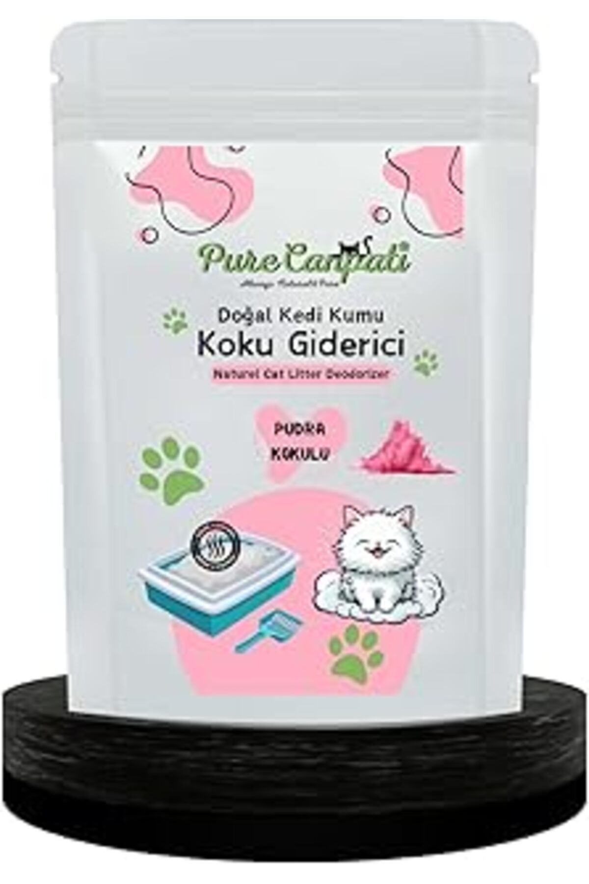 NZM TİCARET Purecanpati Kumu Koku Giderici- Kötü Kokuları Giderir - Doğal Koku -pudra Kokulu 240 gr