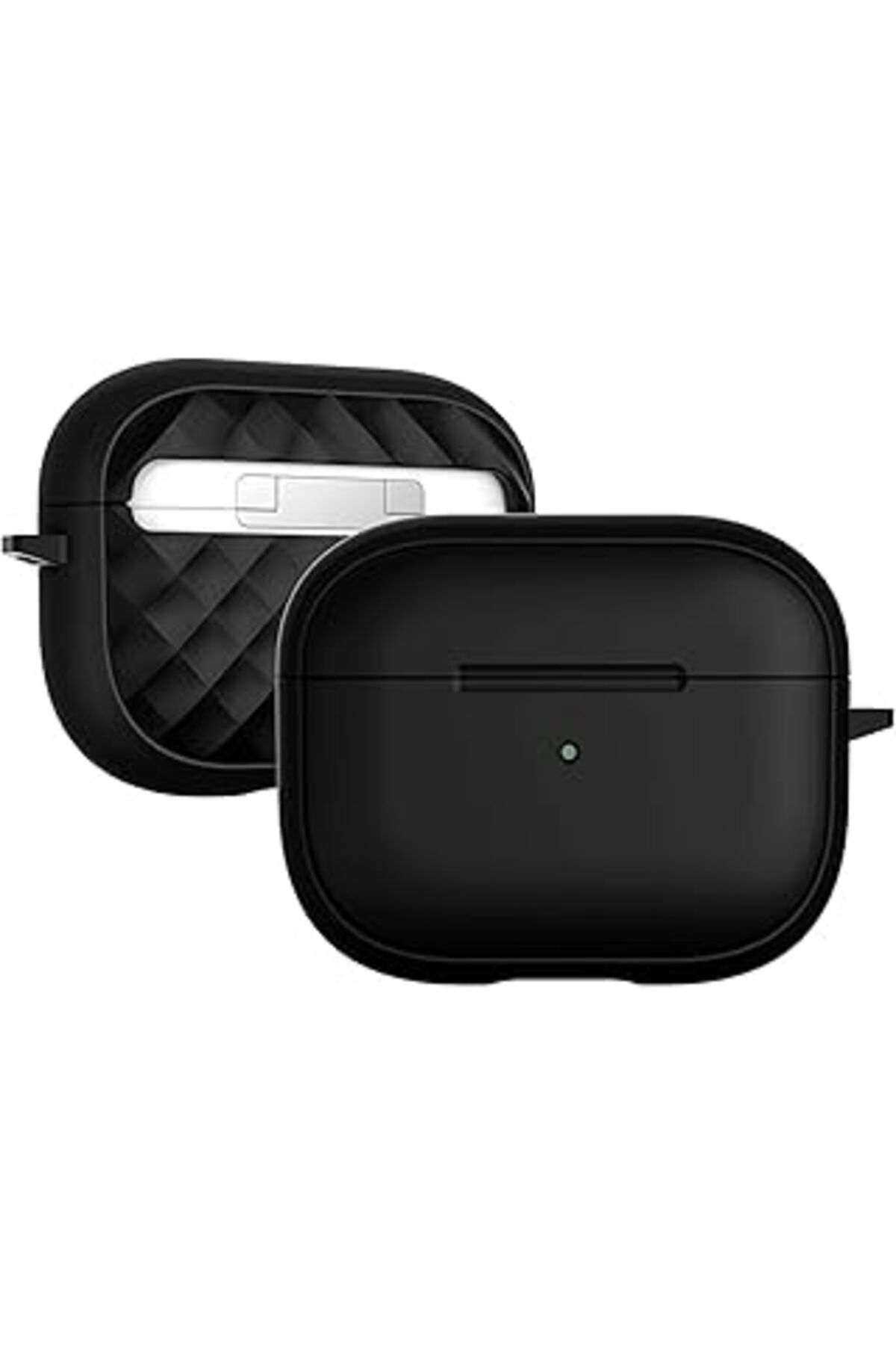 Mu Art Ahşap Minesk Airpods Pro 2. Nesil Ile Uyumlu Dış Yüzeyi İpeksi Silikon Arka Yüzeyi 3D Polikarbonat Airpod
