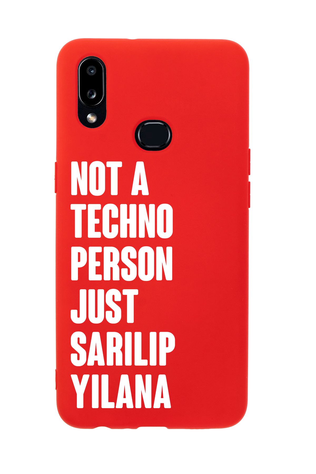 mooodcase Samsung A10s Uyumlu Not Techno Person Just Sarılıp Yılana Desenli Telefon Kılıfı