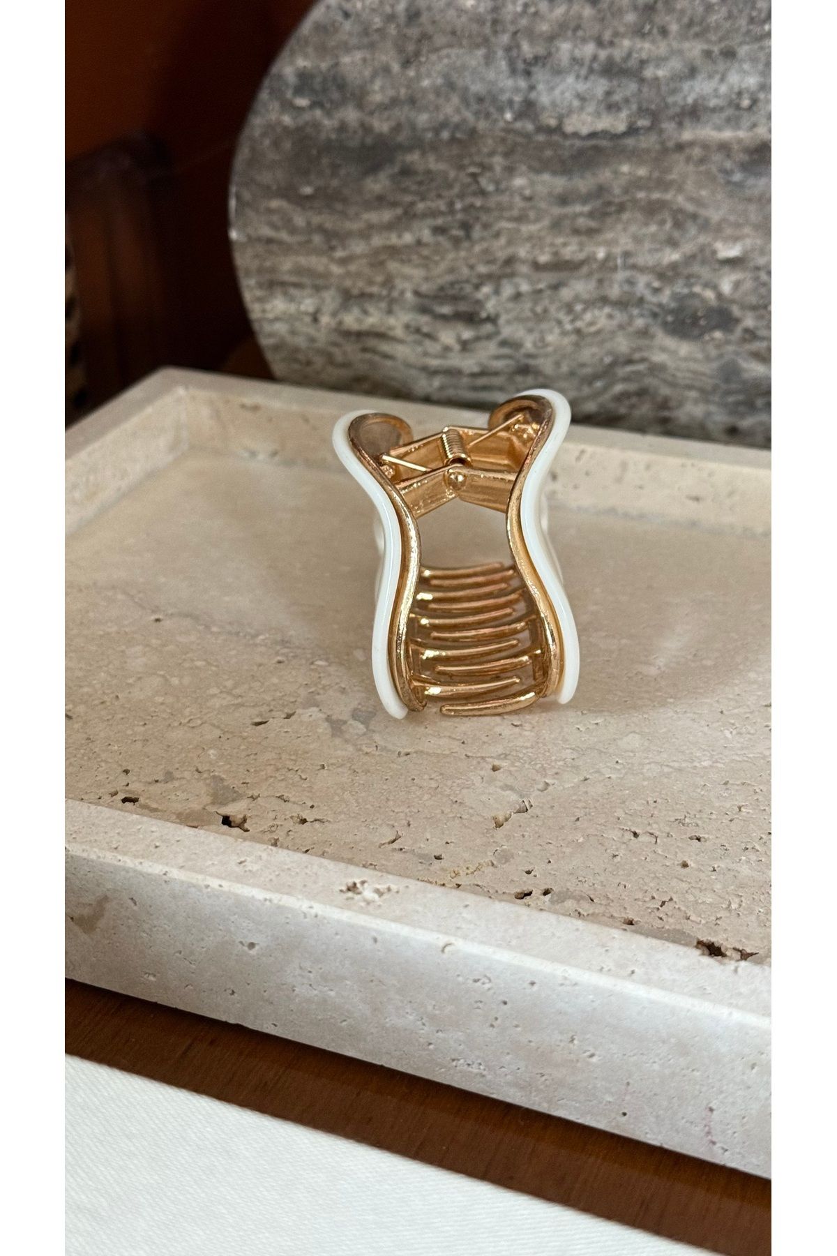 Muse Sister-Ecru Bone Latch Buckle 4