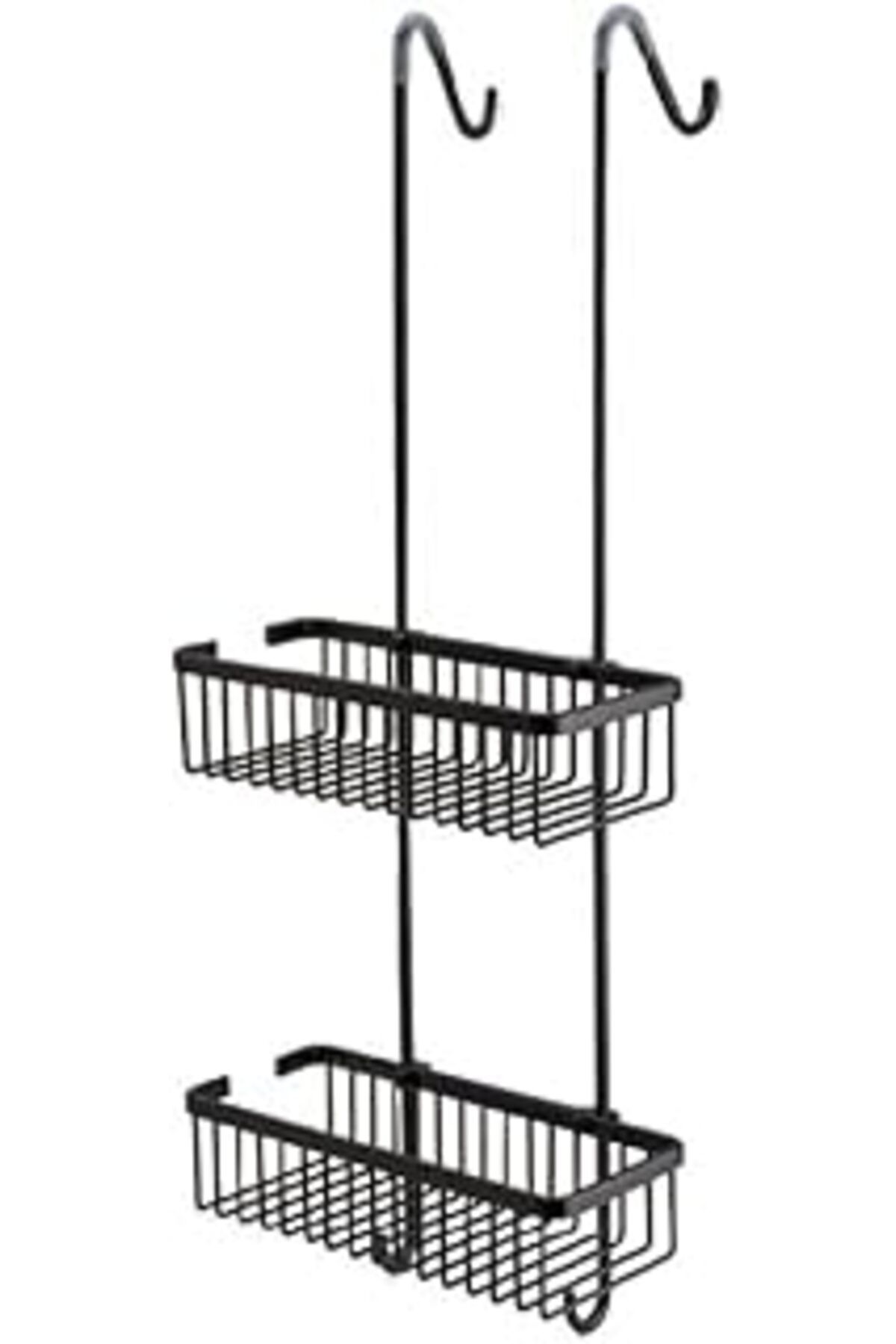 karadağsb System Banyo Duş Raf Sistemi Siyah Renk 702X214X282 Mm
