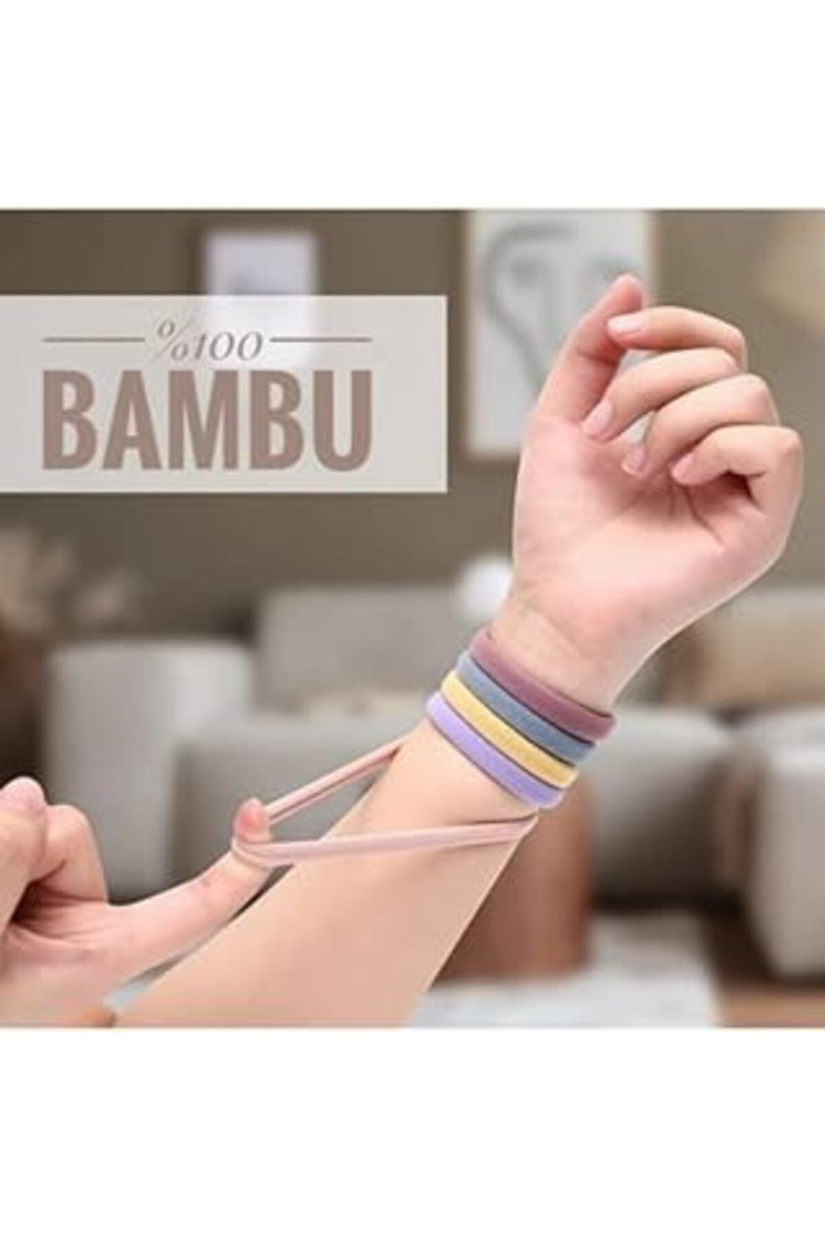 Mu Art Okavango Kadın%100 Bambu Kumaş Xl Boy 10'lu Toka Seti Lastik Toka Seti, Lastik Toka Seti, Toka Orga