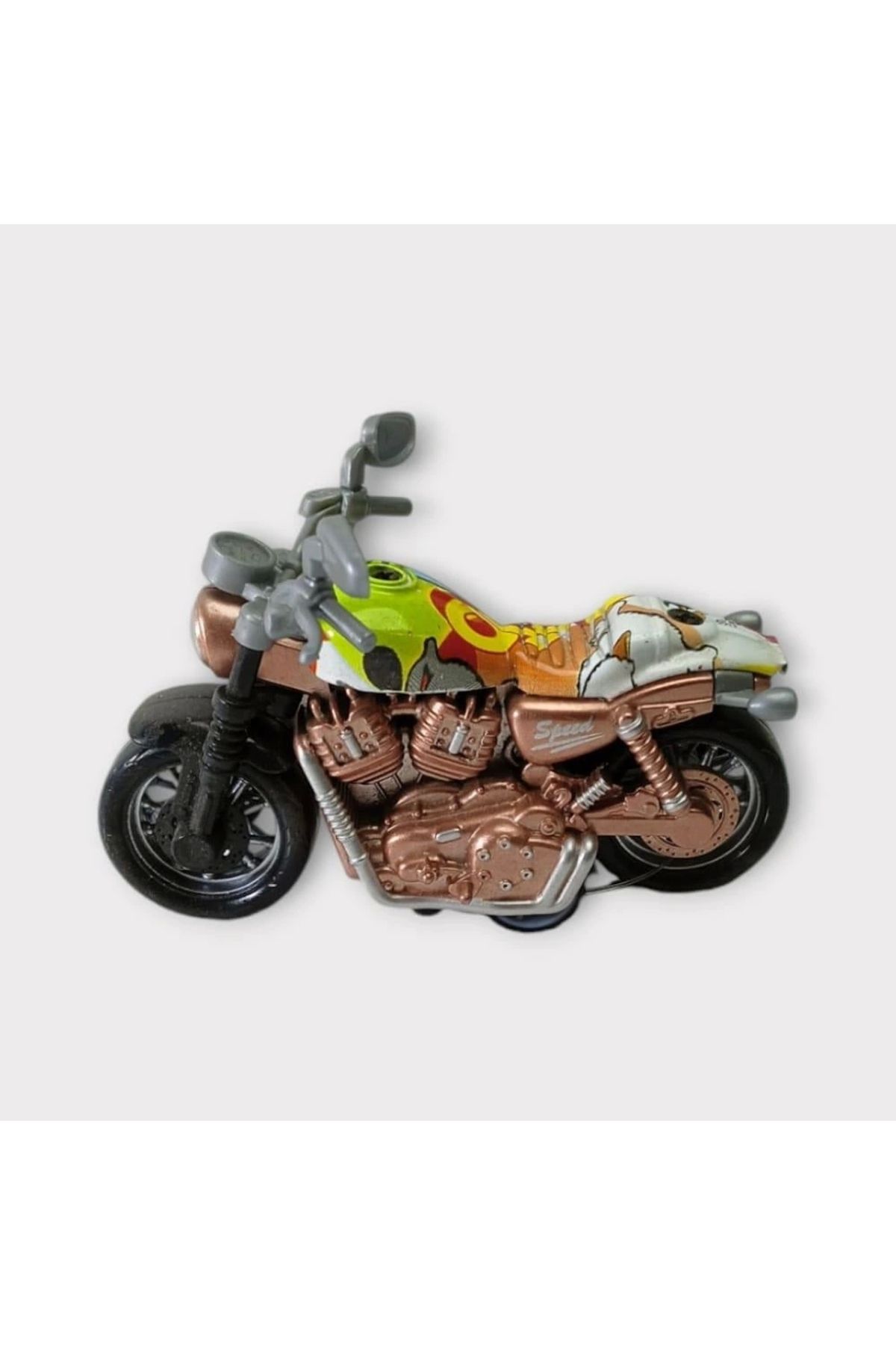 Tolzan Çek Bırak Custom Motorsiklet 9 Cm - Rose Gold