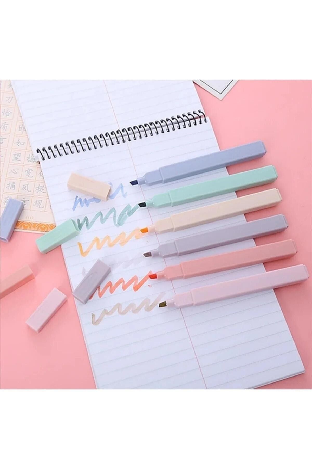 Drawline Ultra Soft Pastel Renkler 6 Lı Fosforlu Kalem