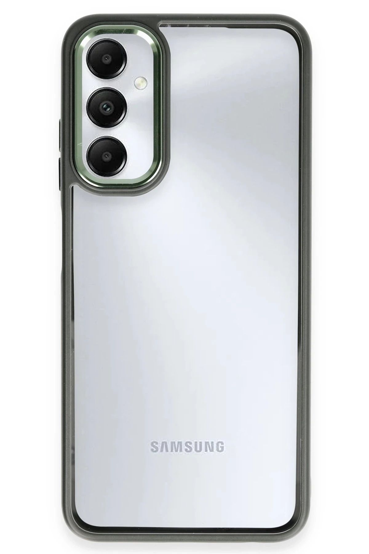 NewFace Samsung Galaxy A05S Kılıf Power Silikon - Koyu Yeşil YNSMR