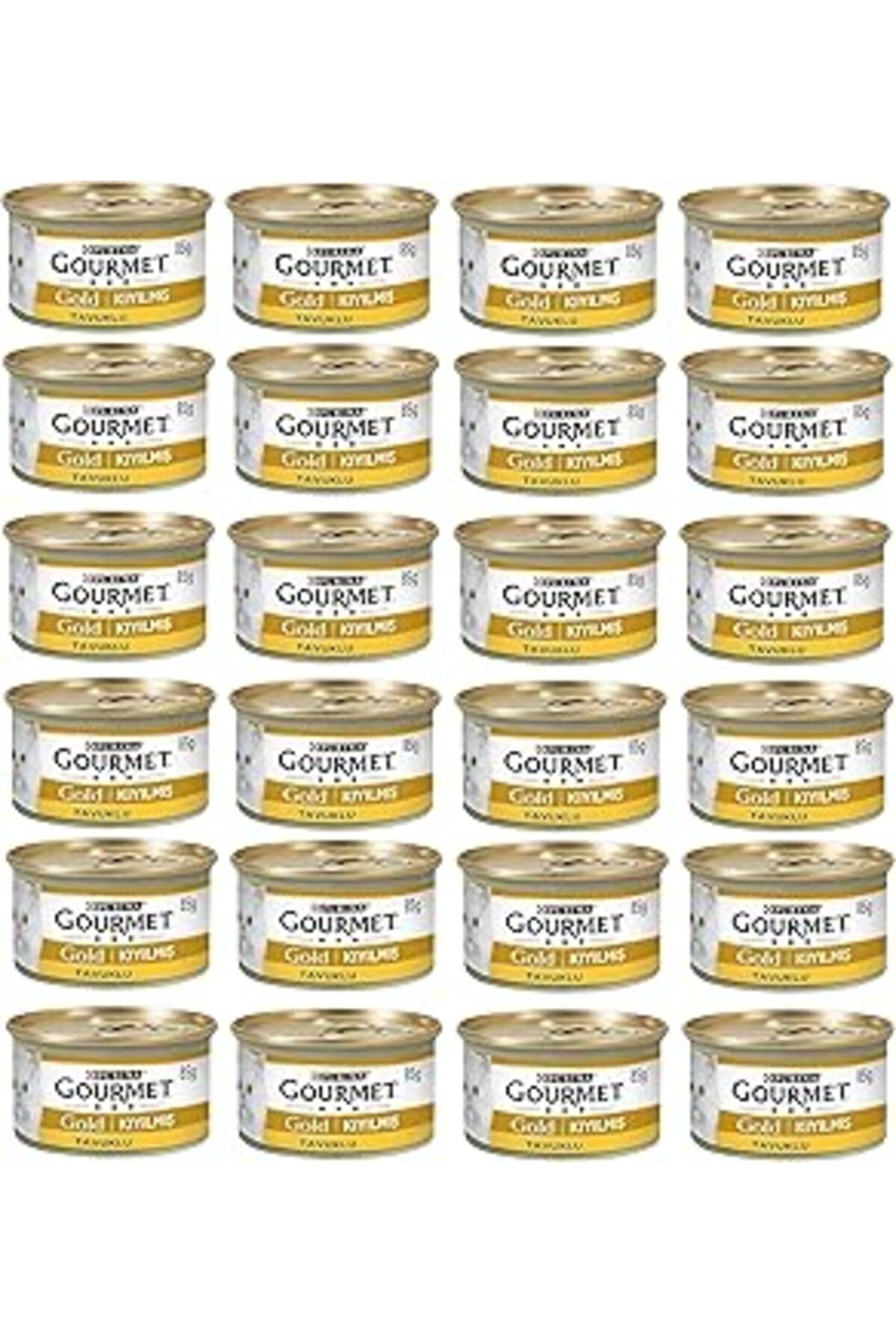 karadağsb Gourmet Gold Kıyılmış Tavuklu Yaş Kedi Maması 85 Gr X 24 Adet