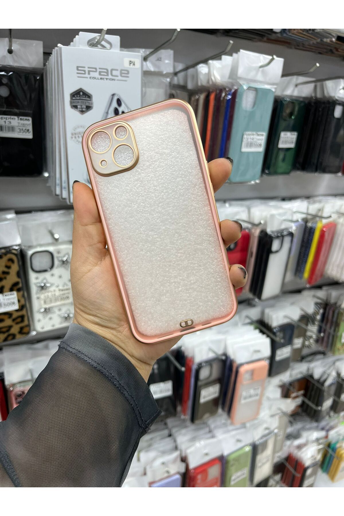 TECNOTREND Apple iPhone 13 buzlu clered silikon kılıf