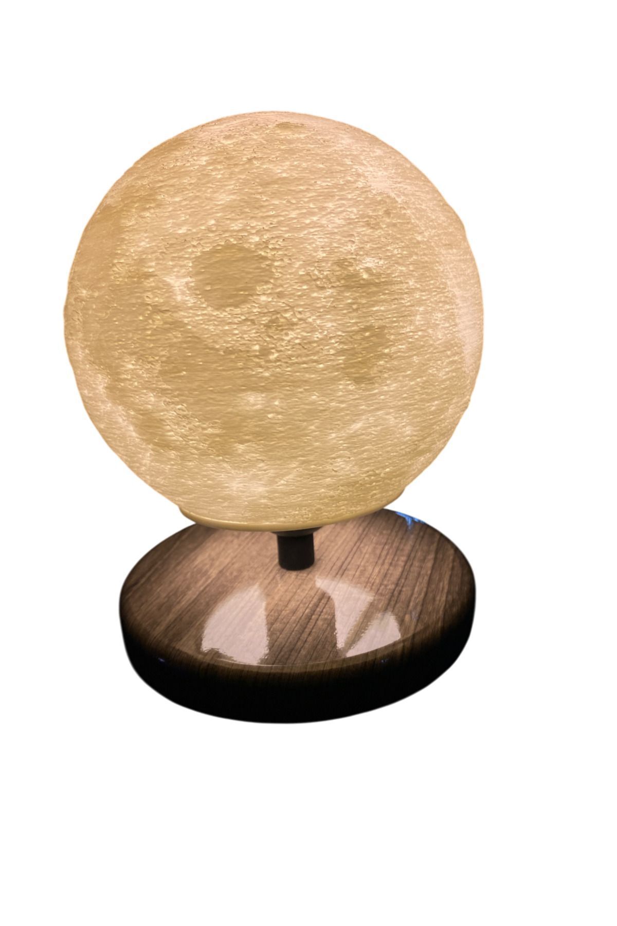 ndstudio 3D moon Ay Lambası Başucu Masa Lambası