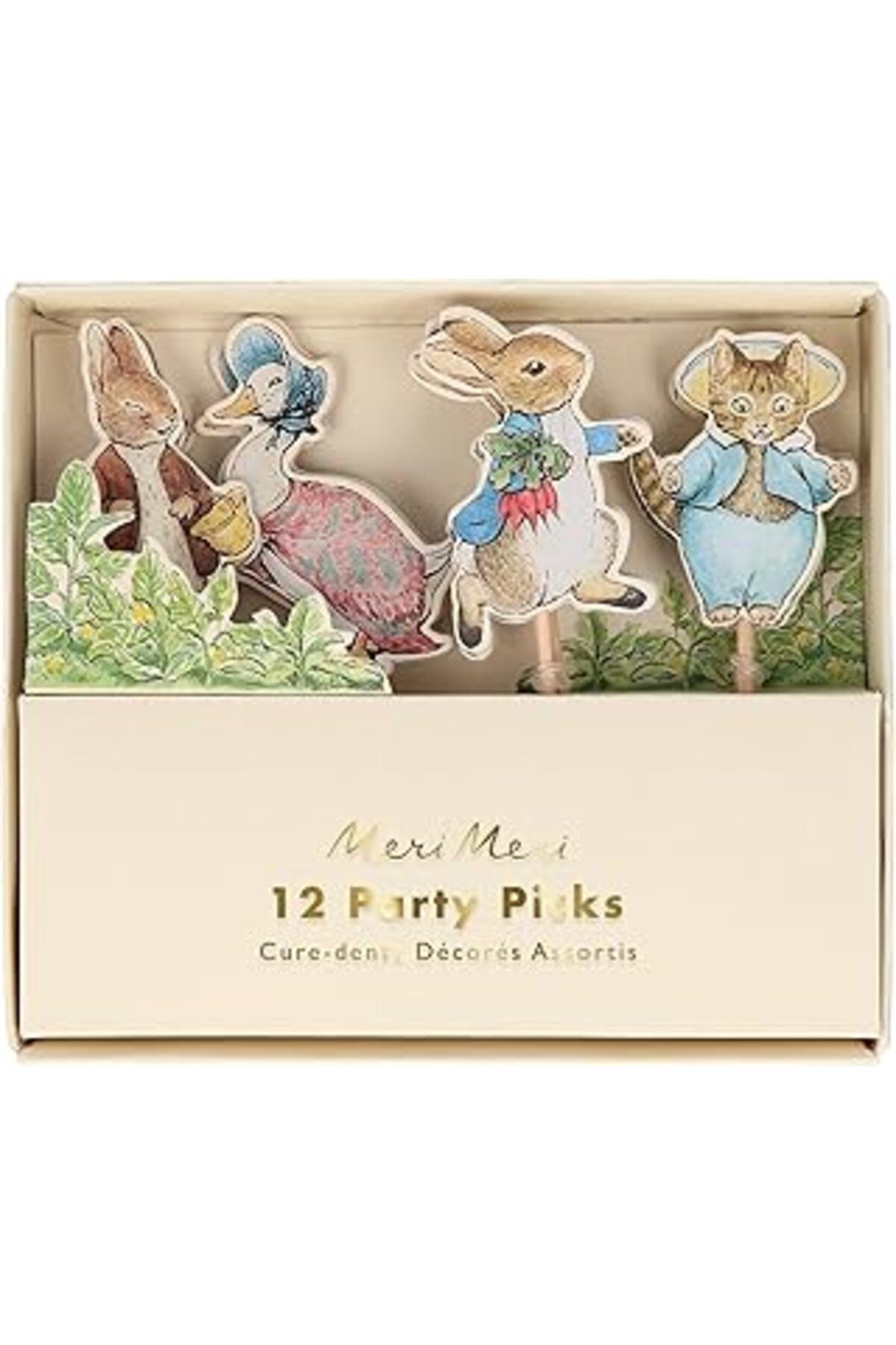 karadağsb Meri Meri Peter Rabbit & Friends Parti Çubukları (12'Li)