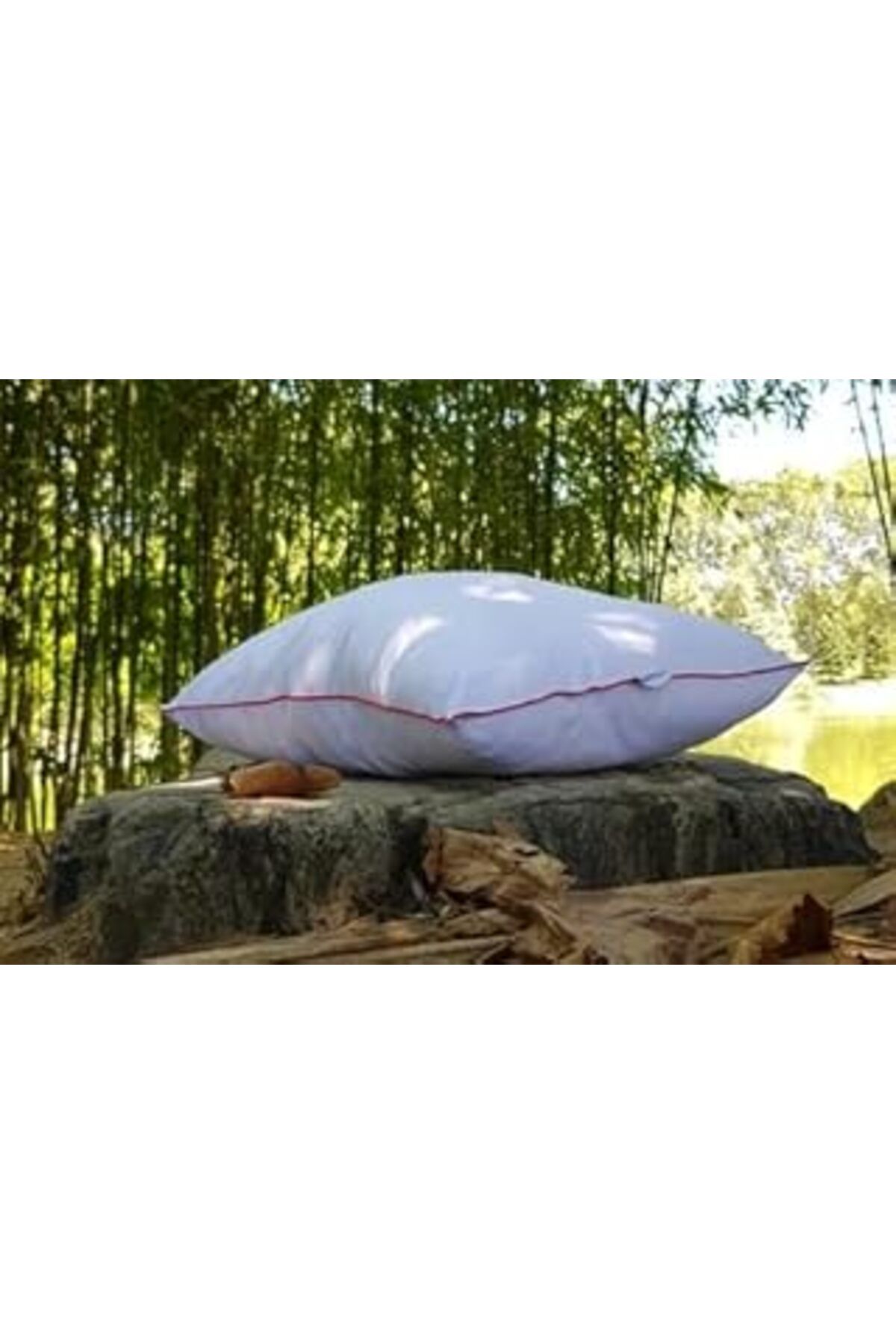 karadağsb Silikon Dolgulu 50X70 Microfiber Yastık - Beyaz