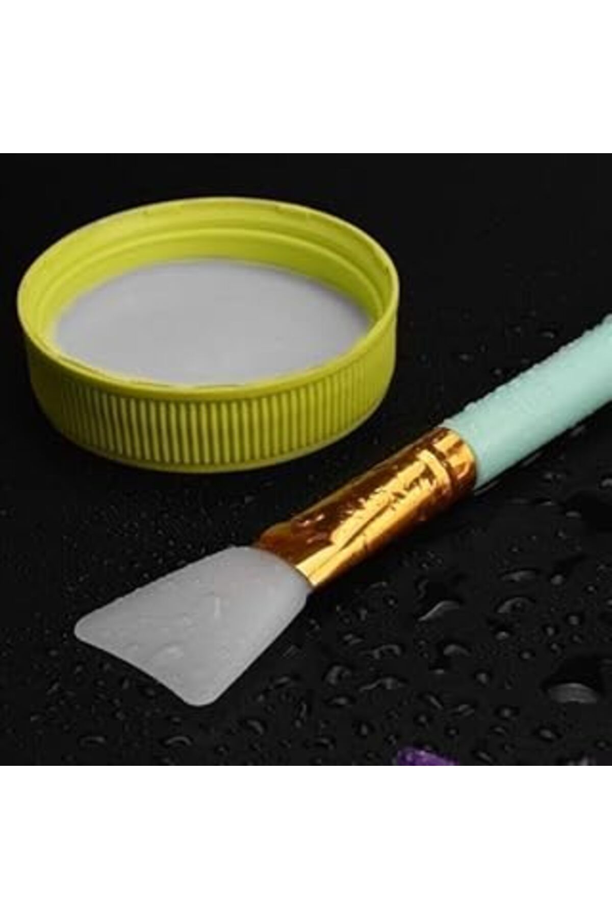 karadağsb Güncelçarşı 2Li Silikon Temizlemesi Kolay Kullanılabilen Yüz Cilt Bakımı Maske Ve Krem Spatulası