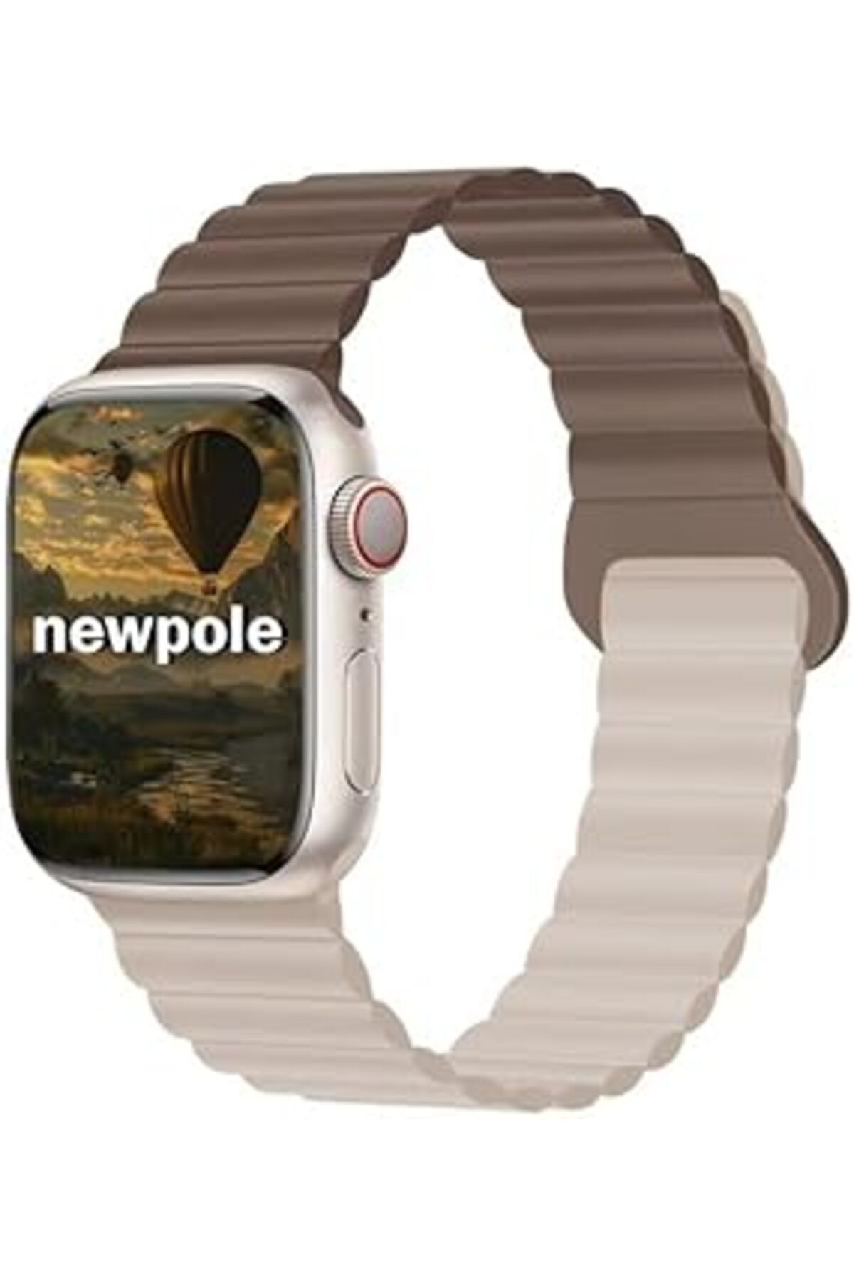 karadağsb Newpole Apple Watch Ultra 9 8 7 Se 6 5 4 3 2 1 Ile Uyumlu Güçlü Manyetik Mıknatıslı Ayarlanabilir S