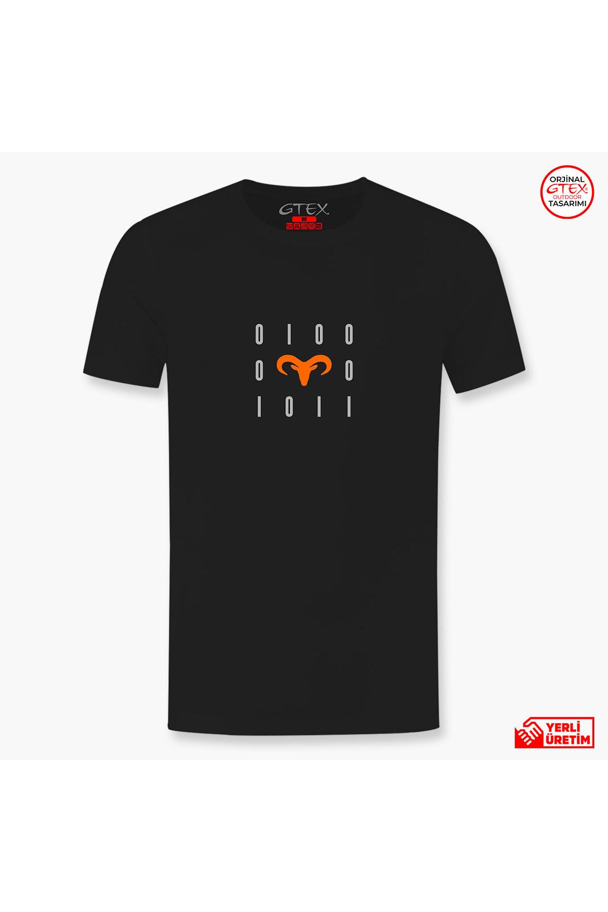 GTEX OUTDOOR 01 Bilişim Baskılı Kısa Kollu Tişört