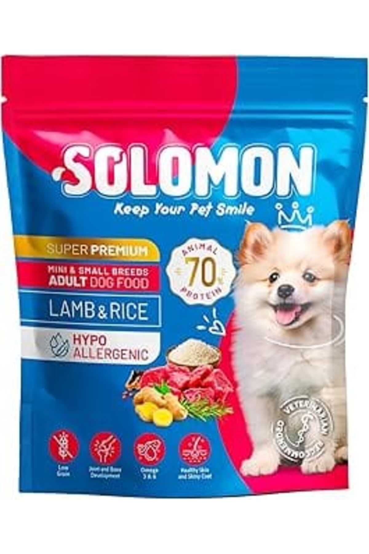 karadağsb Solomon Yetişkin Küçük Irk Kuzu'Lu Süper Premium Köpek Maması 1,5 Kg Hipoalerjenik - Düşük Tahıllı