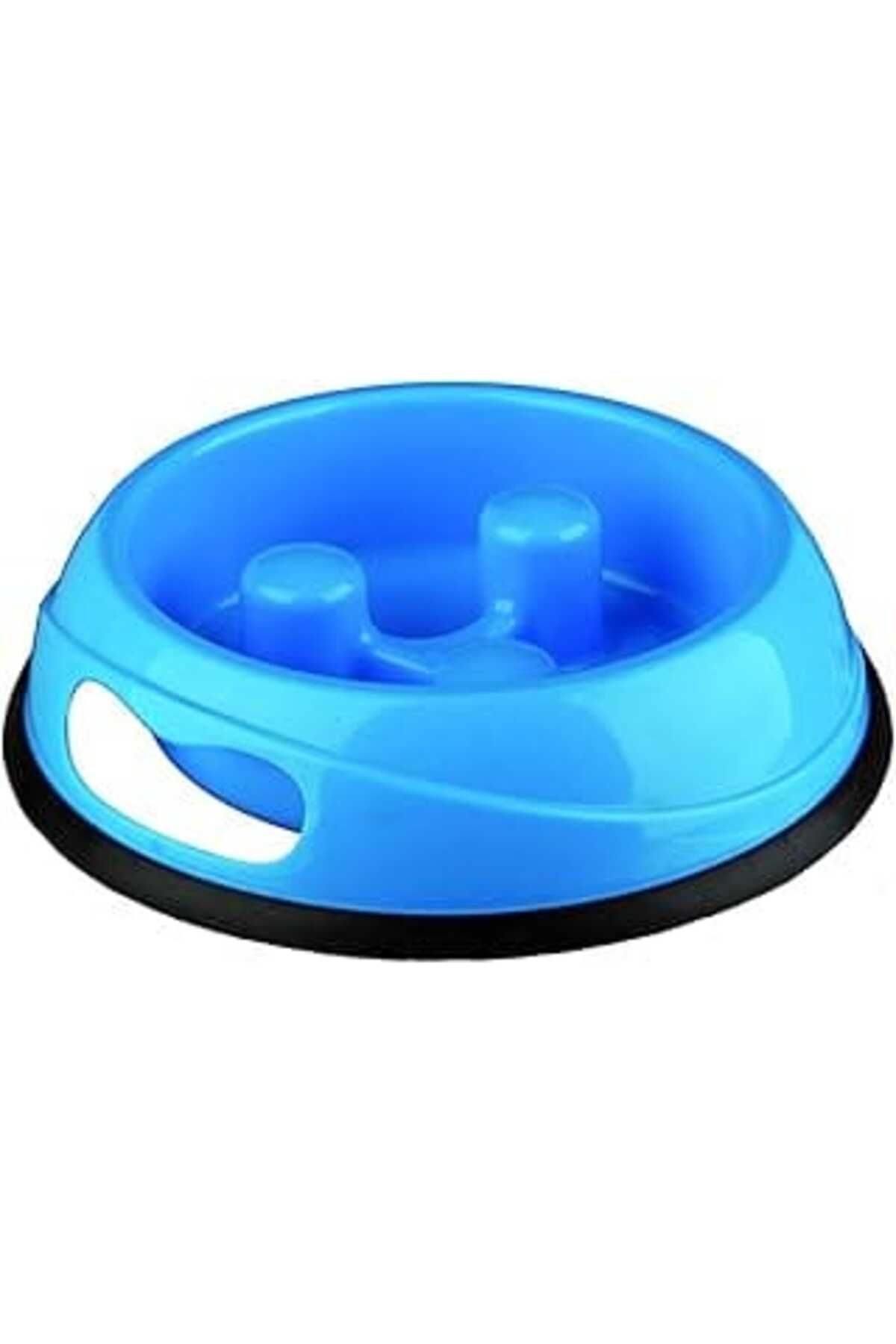 karadağsb Trixie Köpek Yavaş Besleme Mama Kabı, Plastik, 0,9L/Ø23 Cm