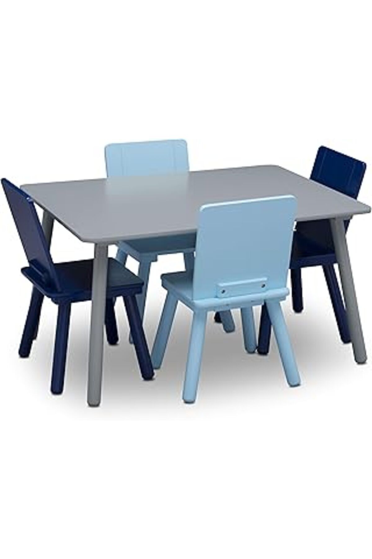 Mu Art Delta Children Çocuk Masa Ve Sandalye Takımı (4 Sandalye Dahil) - Sanat Ve El Sanatları, Atıştırmal