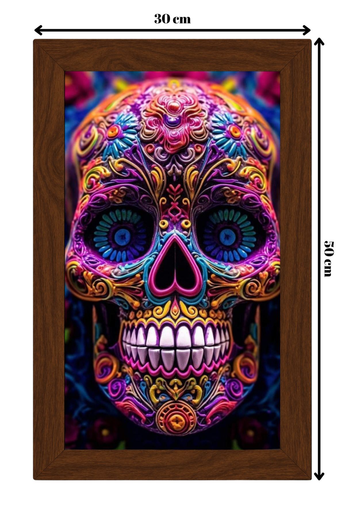 ColorCraft SERAMİK ÜZERİNE AHŞAP ÇERÇEVELİ 30x50cm TABLO NO:75
