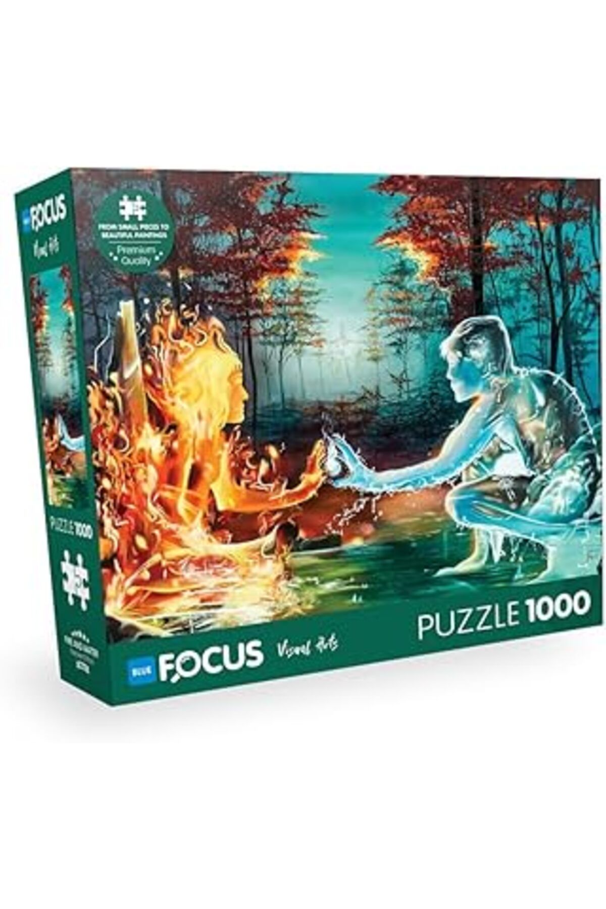 karadağsb Blue Focus 1000 Parça - Fire And Water (Ateş Ve Su)
