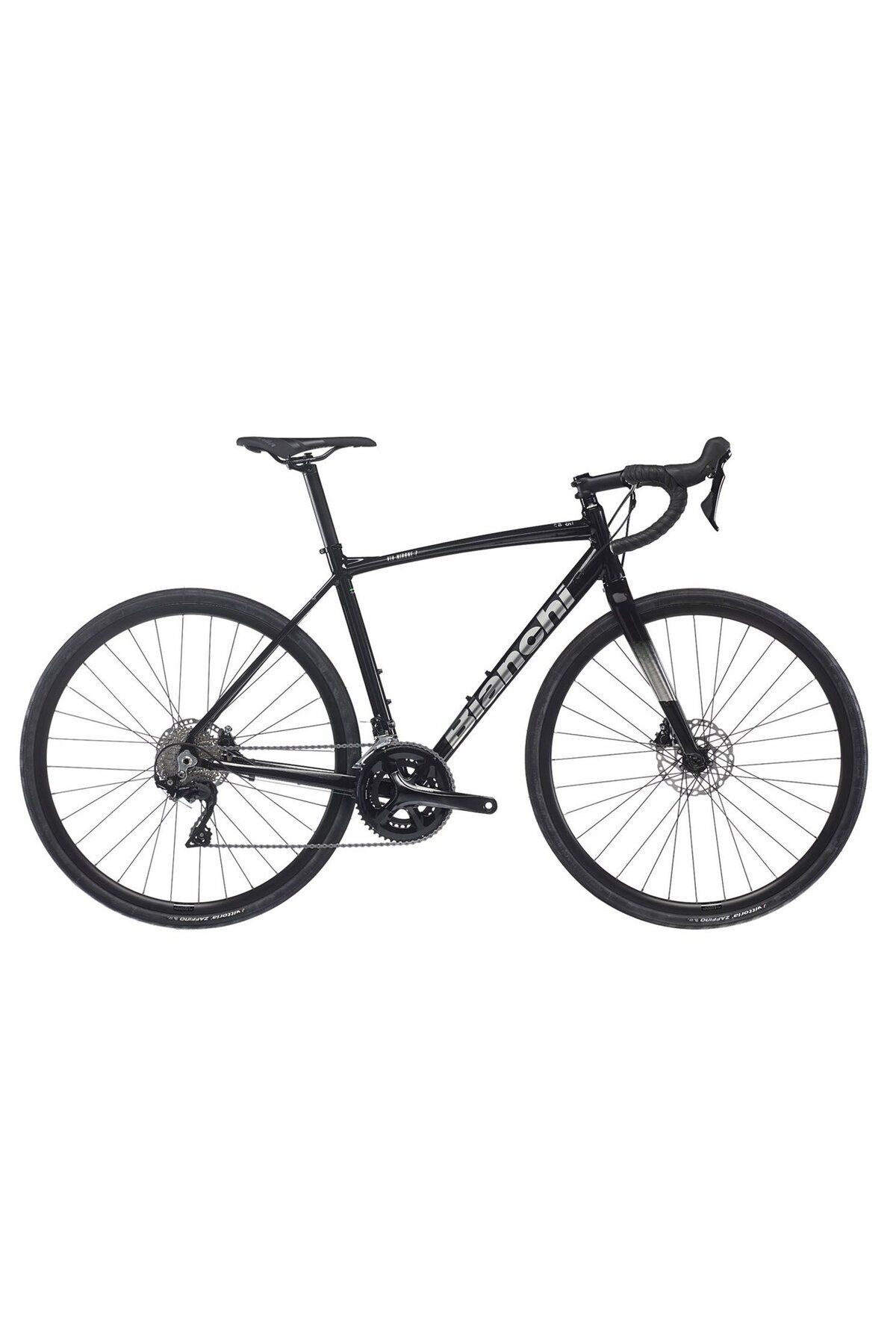 Bianchi Via Nirone 7 Hidrolik Disc Fren Yol Yarış Bisikleti Parlak Füme-Celeste 54 Cm