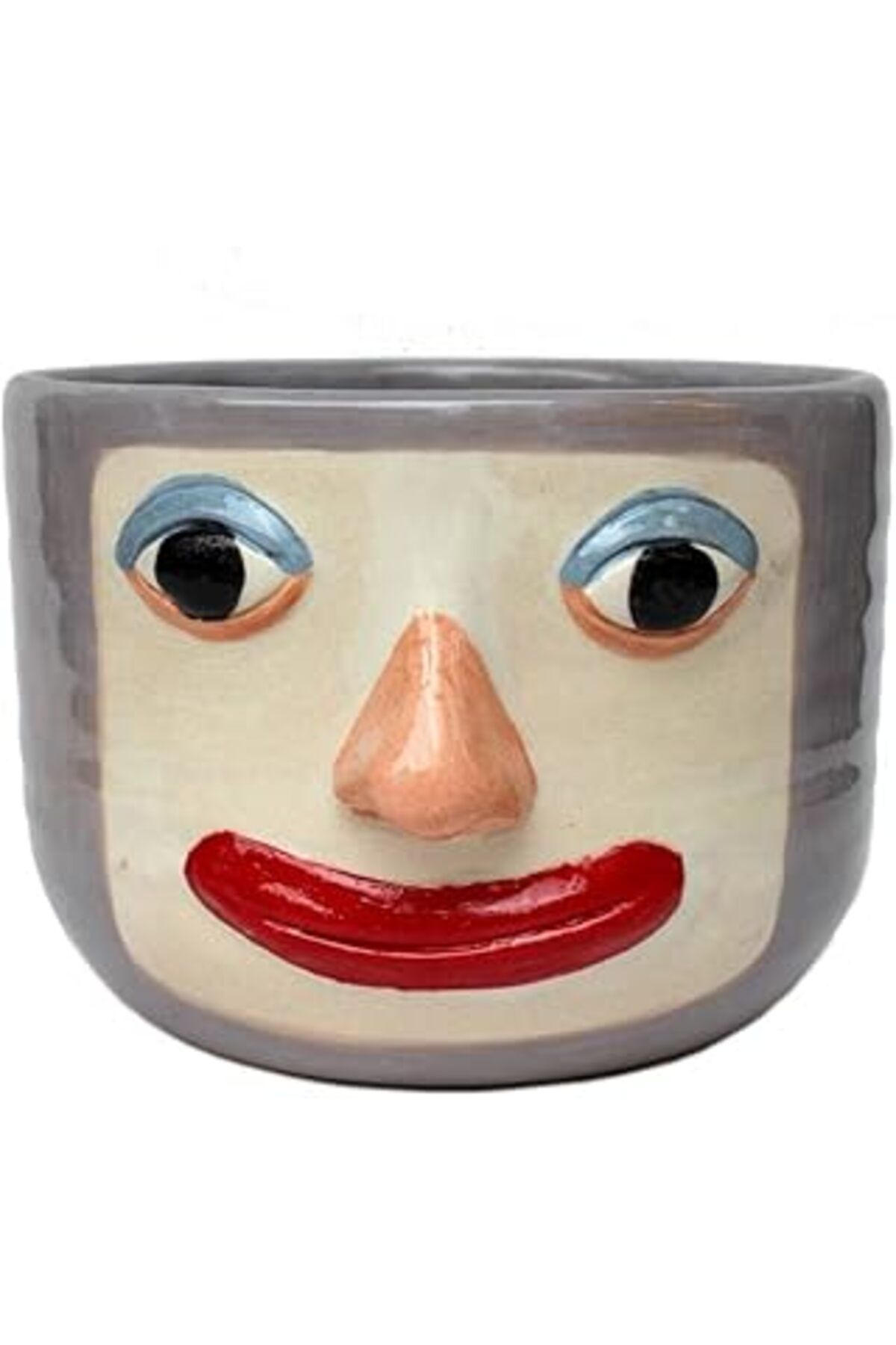 Mu Art Ahşap Gaceramic Saksı2