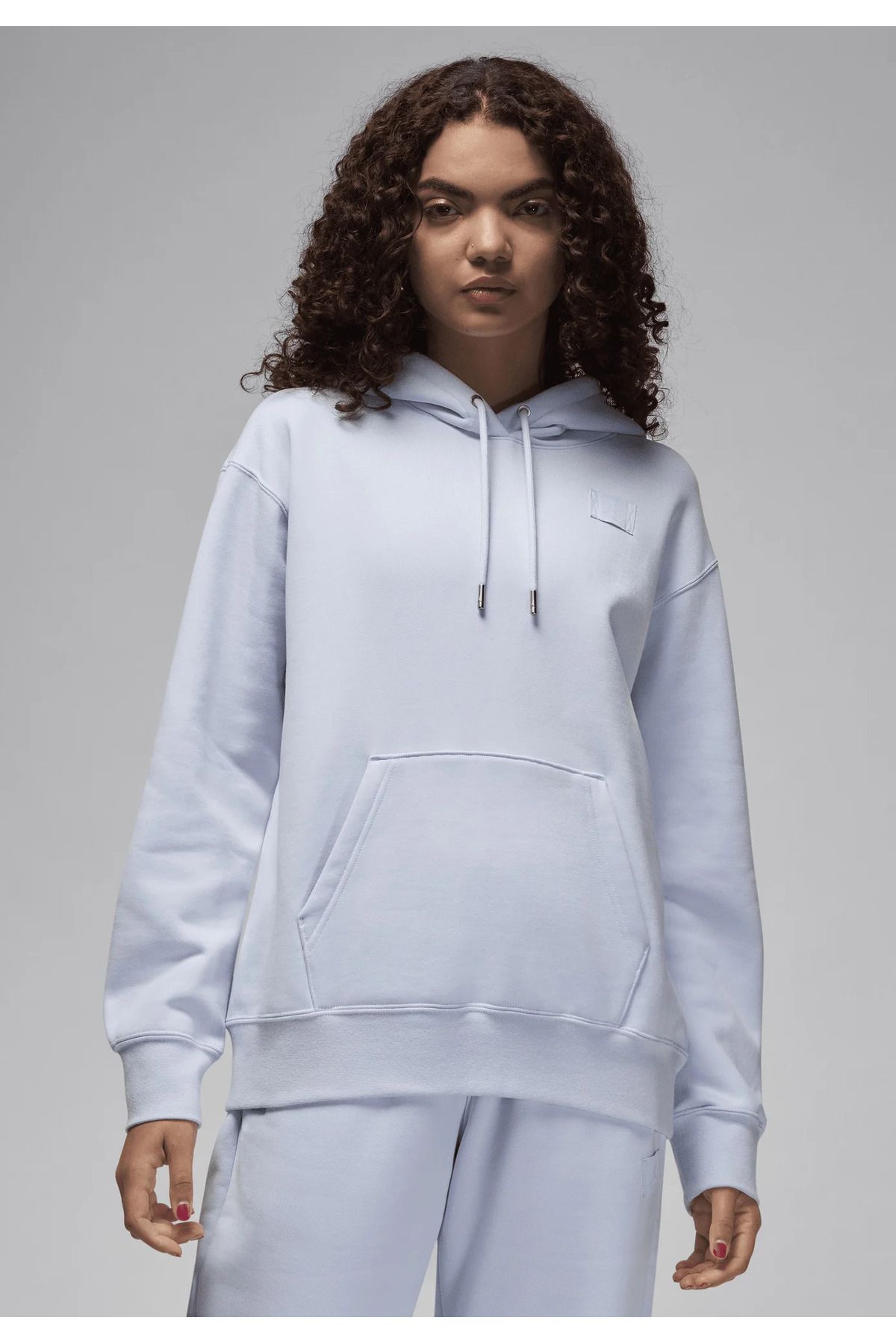 Nike Jordan Flight Fleece Satin Lined Pullover Hoodie Kadın Sweatshirt NDD SPORT