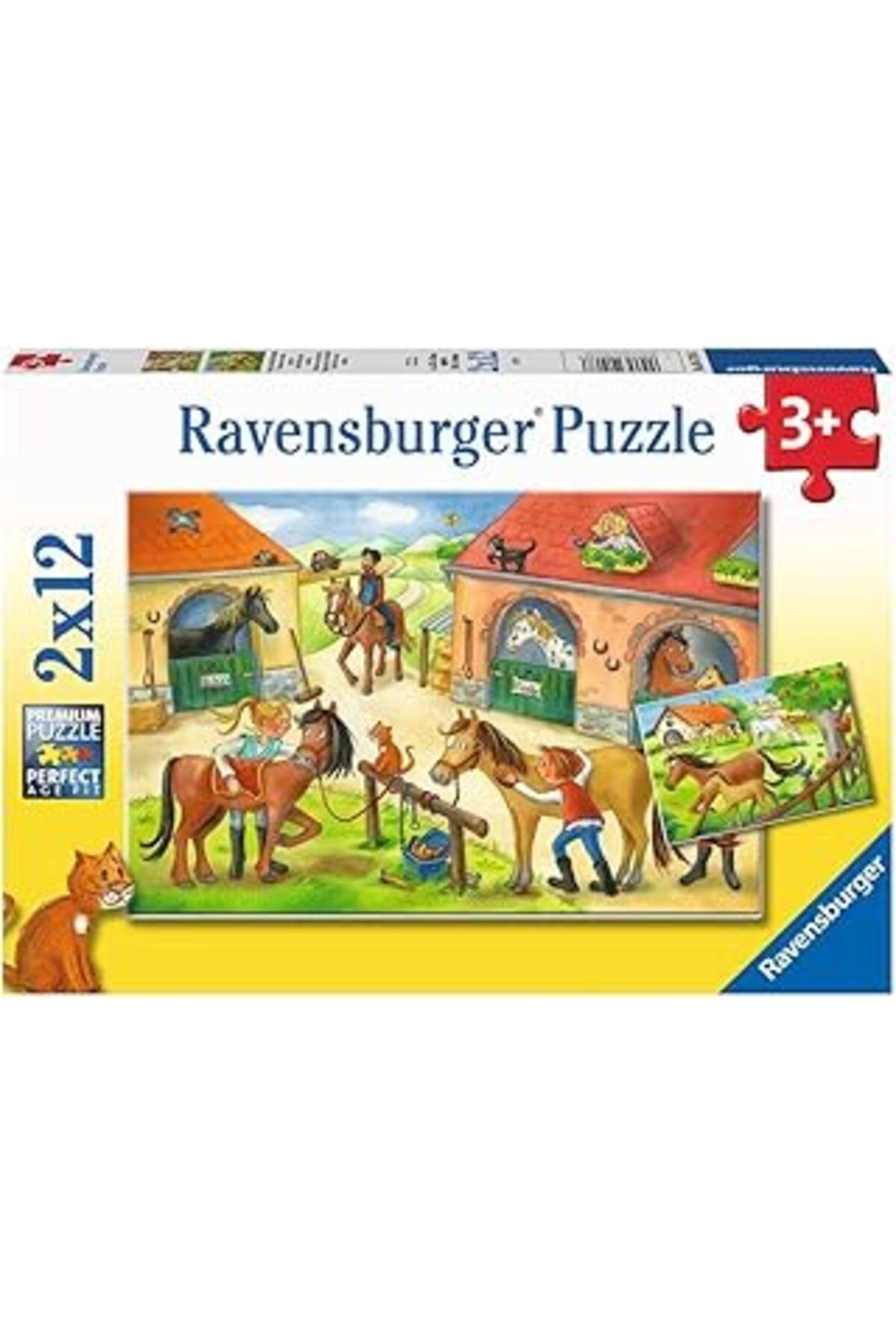 karadağsb Ravensburger 51786 Ahırda Çocuk Puzzle, 212 Parça