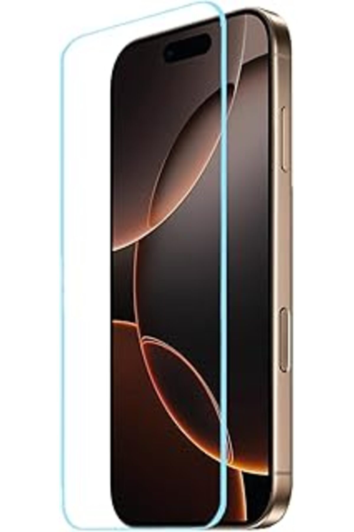 Pazarcan Uruchi Cam Ekran Koruyucu Iphone 16 Pro 6.3" Için Hd Görüntü Tamperli Cam Çerçevesiz, Darbeye Dayan