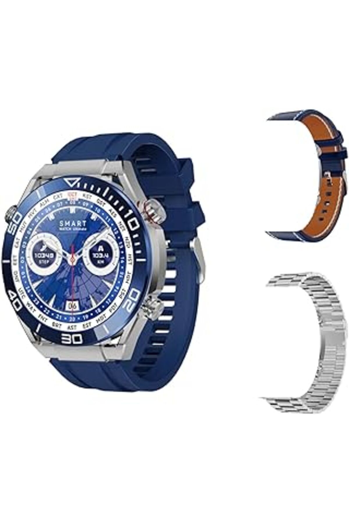 karadağsb Robeve G3 Watch Ultimate Akıllı Saat Tüm Telefonlarla Uyumlu Akıllı Saat 49Mm 2.02Inç Akıllı Saat 3