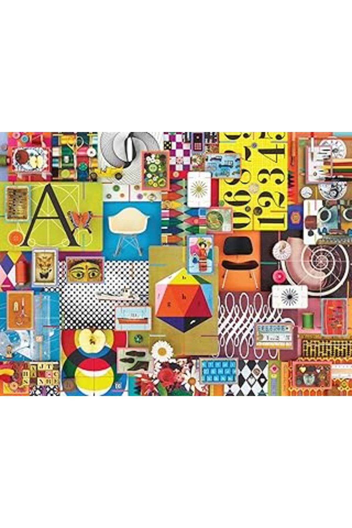 karadağsb Ravensburger 169511 1500 Parçalı Yaratıcılık Eames, Renkli
