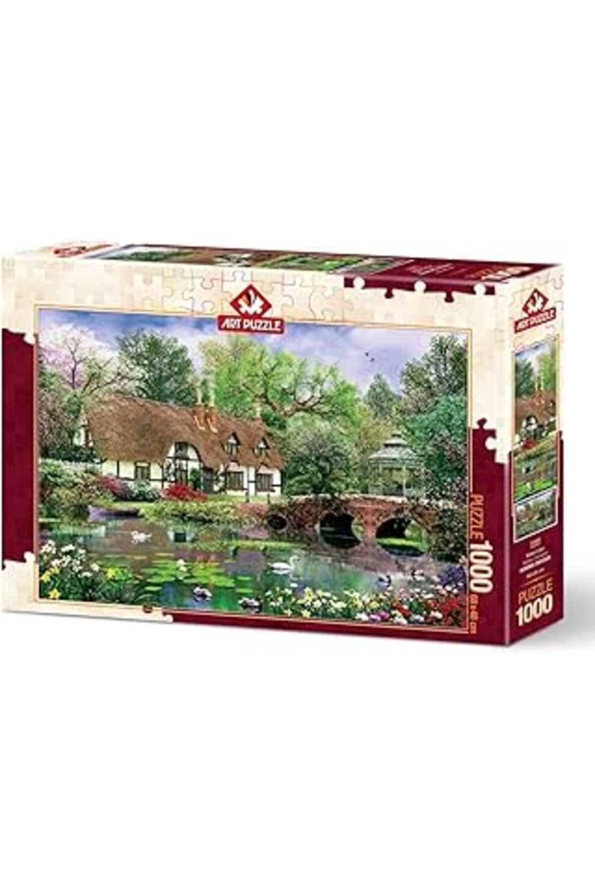 karadağsb Art Puzzle Nilüfer Çiçekleri 1000 Parça Puzzle