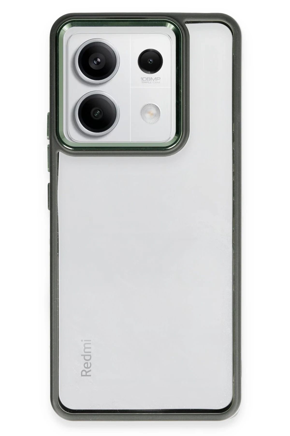NewFace Xiaomi Redmi Note 13 4G Kılıf Power Silikon - Koyu Yeşil YNSMR